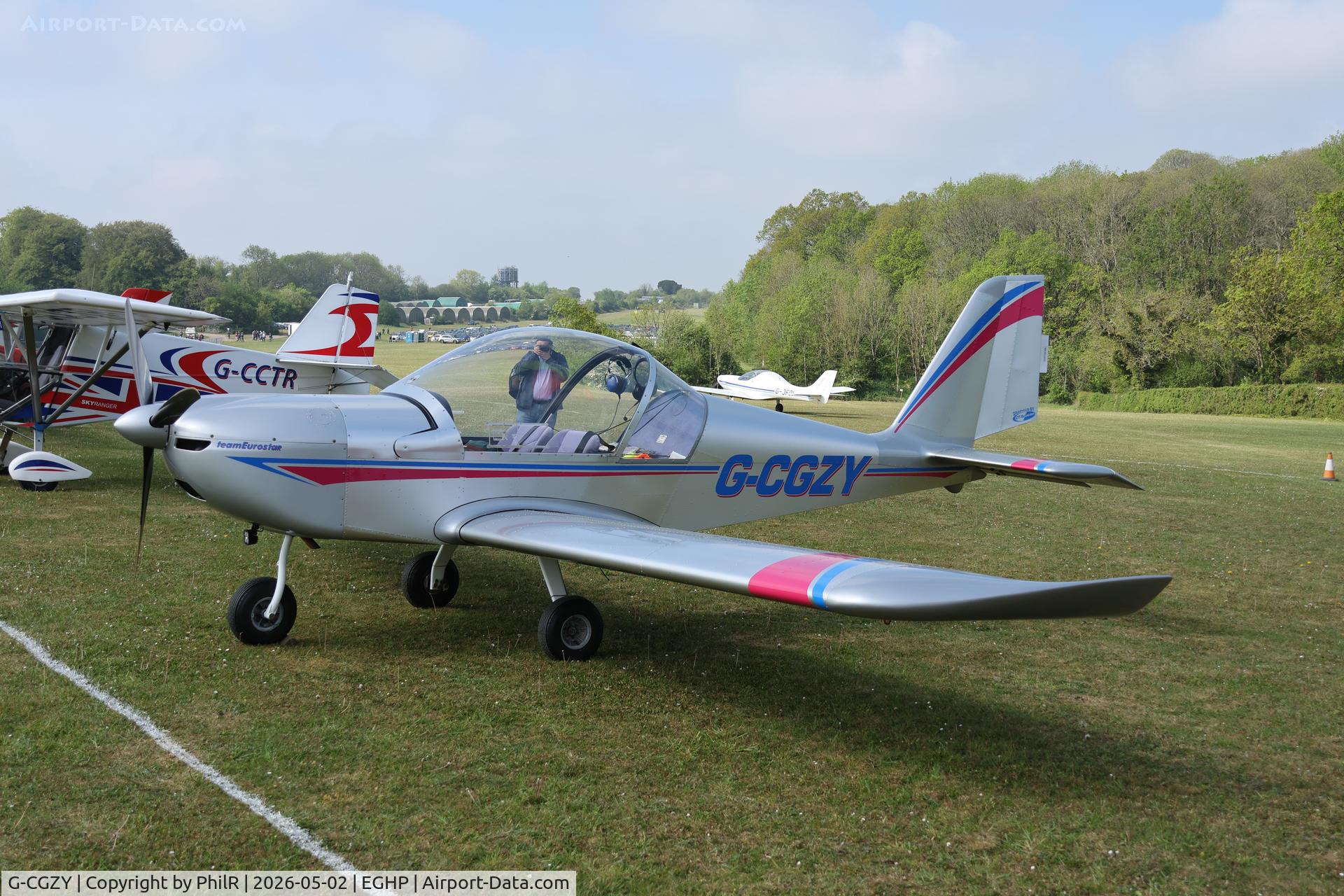 G-CGZY, 2011 Cosmik EV-97 TeamEurostar UK C/N 3926, G-CGZY 2011 Cosmik Aviation Ltd EV-97 TeamEurostar UK Microlight Show Popham 