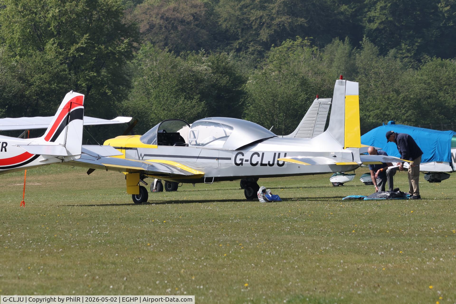 G-CLJU, 1961 Wassmer WA-40 Super IV C/N 30, G-CLJU 1961 Wassmer WA40 Microlight Show Popham 