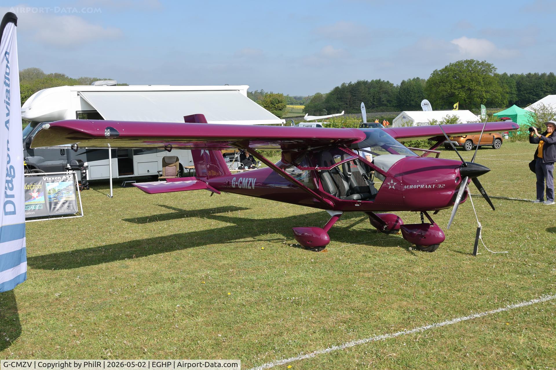 G-CMZV, 2025 Aeroprakt A-32 Vixxen C/N A32362, G-CMZV 2025 Dragon Aviation Sport Aircraft Ltd Aeroprakt A32 Vixxen Microlight Show Popham