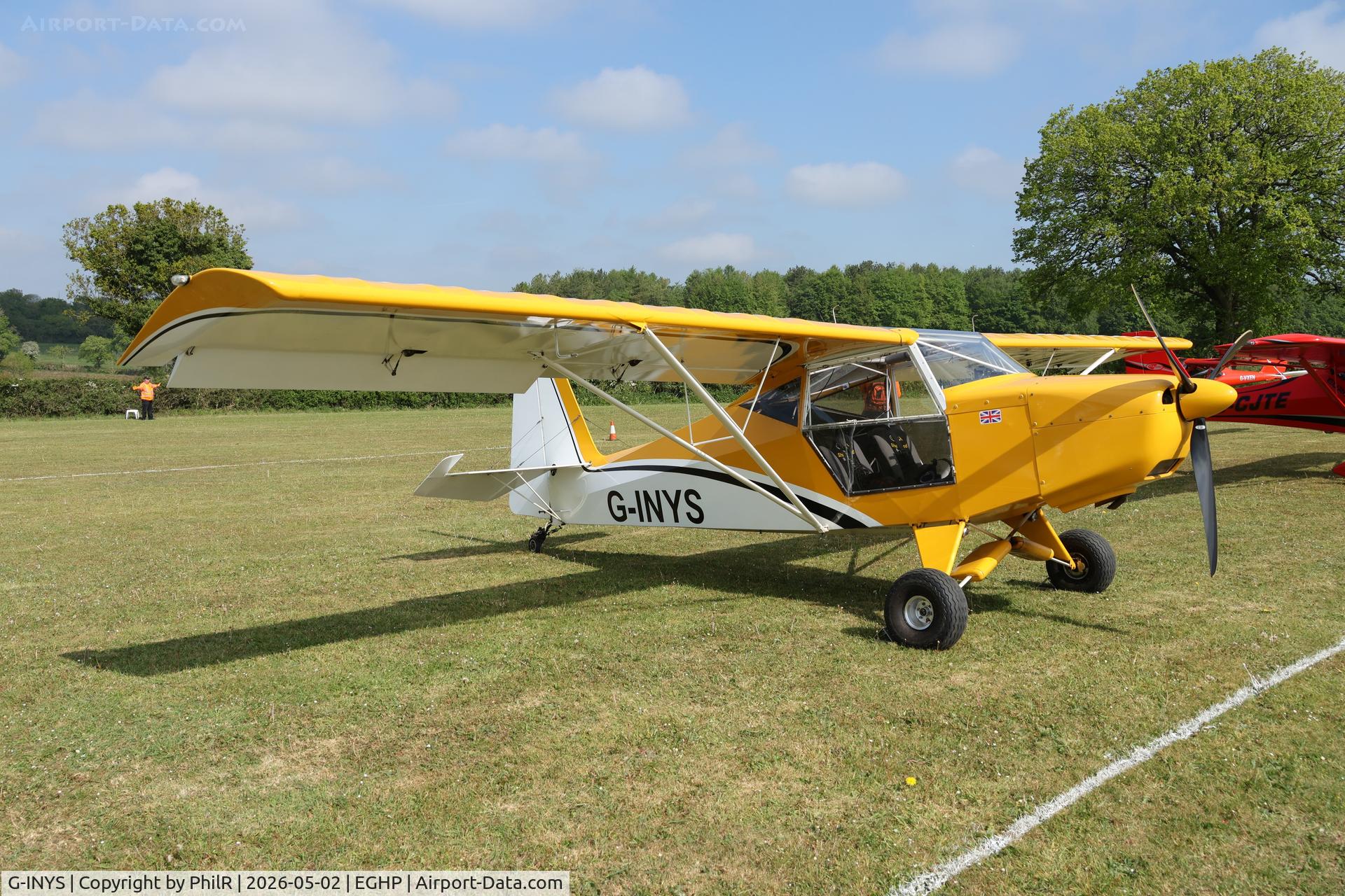 G-INYS, 2018 TLAC Sherwood Scout C/N LAA 345-15538, G-INYS 2018 Sherwood Scout Microlight Show Popham
