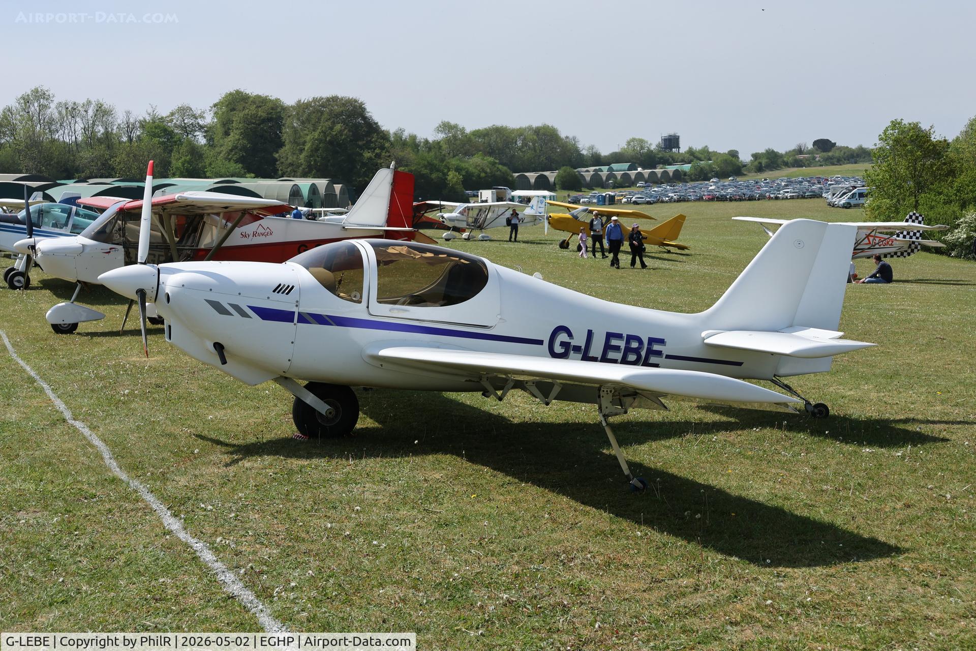 G-LEBE, 2001 Europa Monowheel C/N PFA 247-12927, G-LEBE 2012 Europa Microlight Show Popham