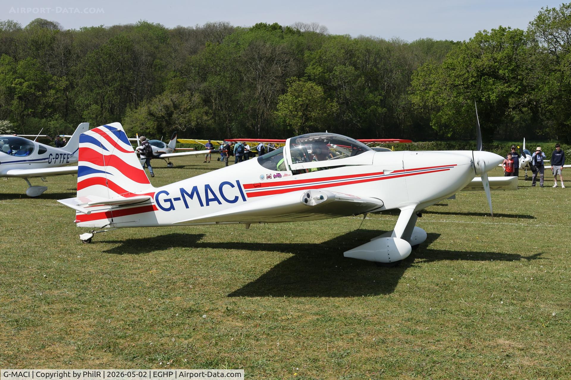 G-MACI, 2013 Vans RV-7 C/N 73171, G-MACI 2013 VANS RV-7 Microlight Show Popham
