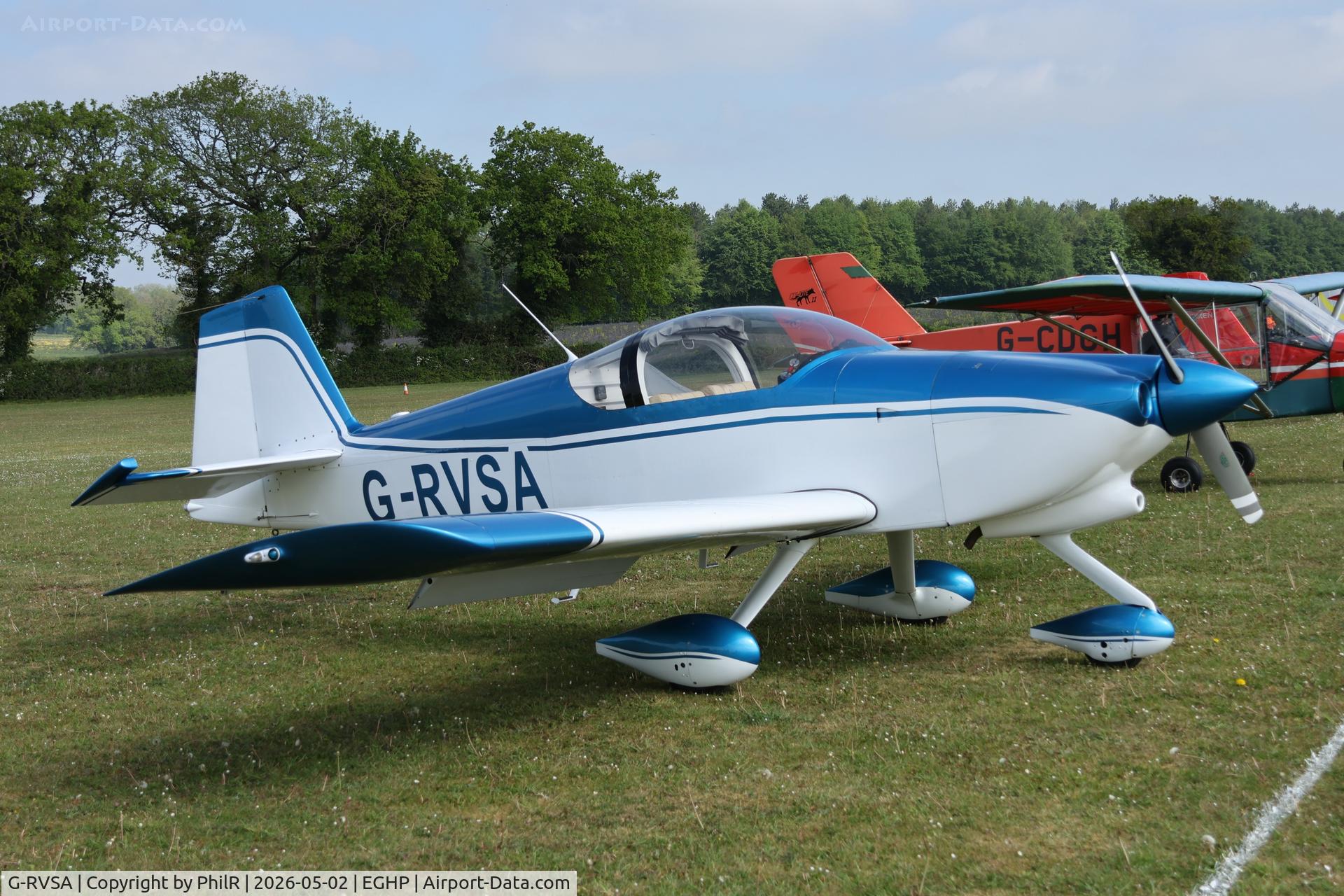 G-RVSA, 2004 Vans RV-6A C/N PFA 181A-12574, G-RVSA 2004 VANS RV-6A Microlight Show Popham 