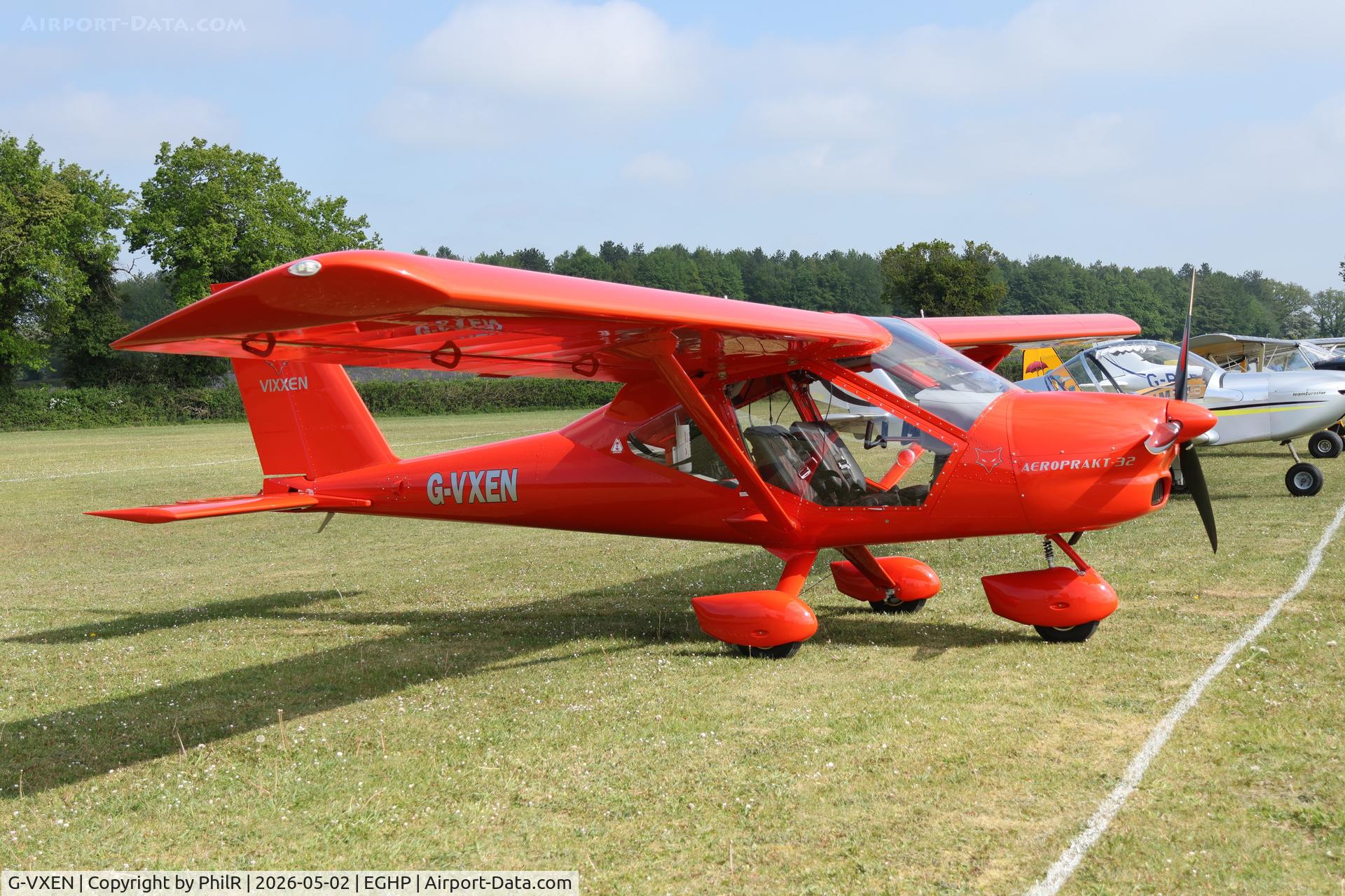 G-VXEN, 2021 Aeroprakt A32 Vixxen C/N LAA 411-15762, G-VXEN 2022 Aeroprakt A32-M Vixxen Microlight Show Popham
