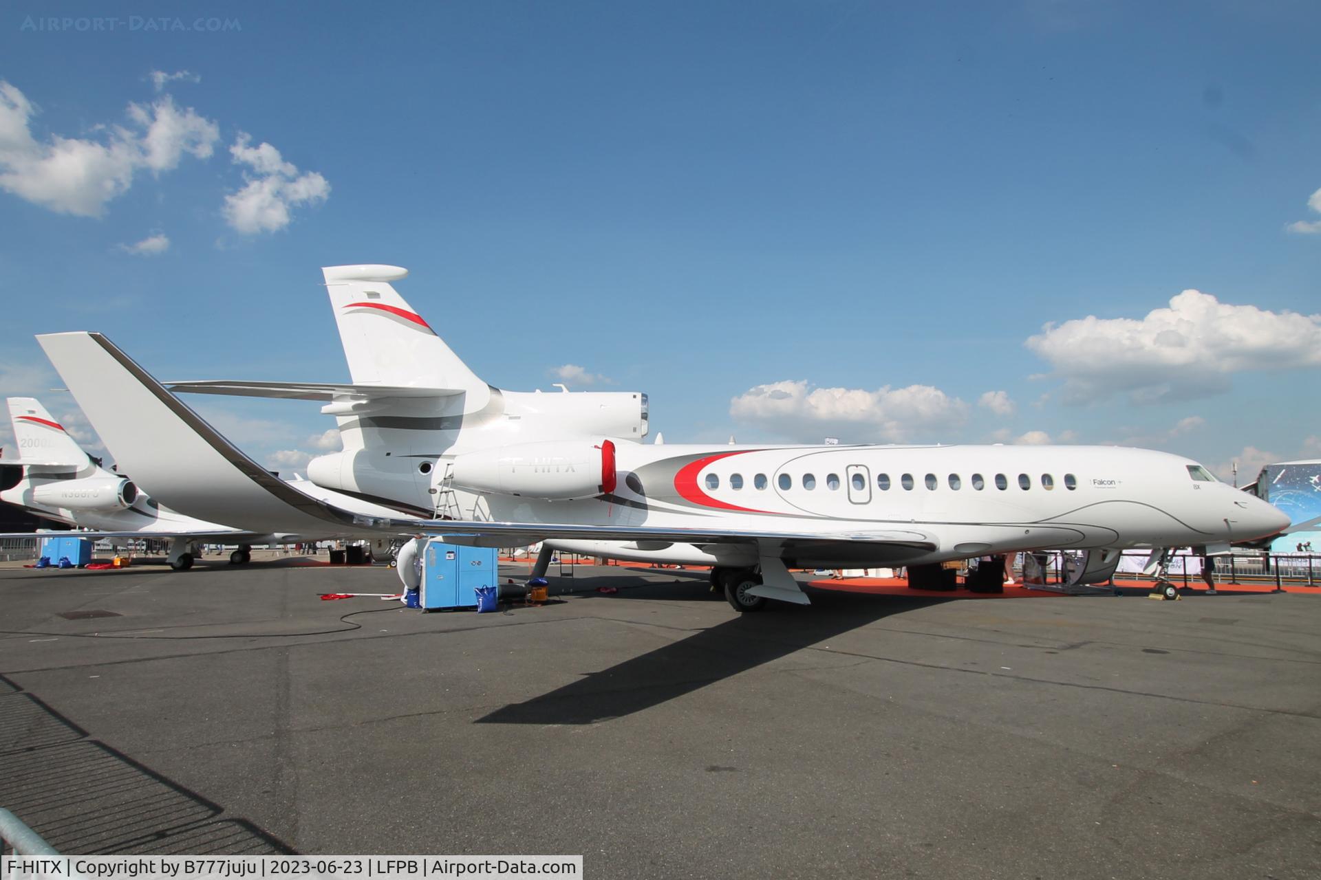 F-HITX, Dassault Falcon 8X C/N 487, at SIAE 2023