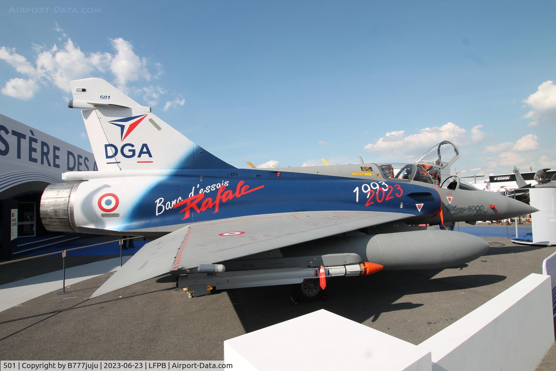 501, 1984 Dassault Mirage 2000B C/N 501, at SIAE 2023
