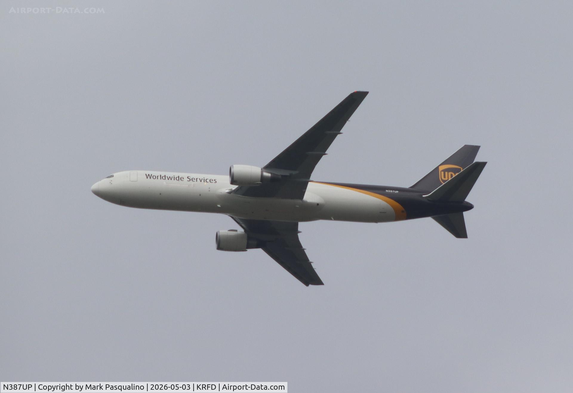 N387UP, 2024 Boeing 767-34AF (ER), c/n 67976 l/n 1340, Boeing 767-300F