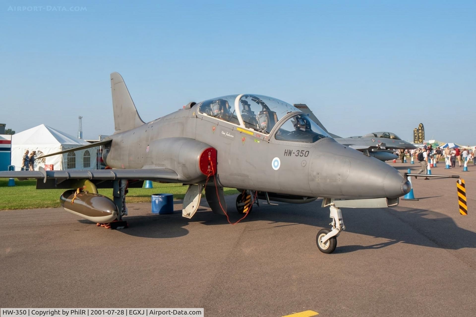 HW-350, British Aerospace Hawk Mk.51 C/N 312247/302, HW-350 BAe Hawk Mk 51 FinnishAF RIAT Cottesmore 
