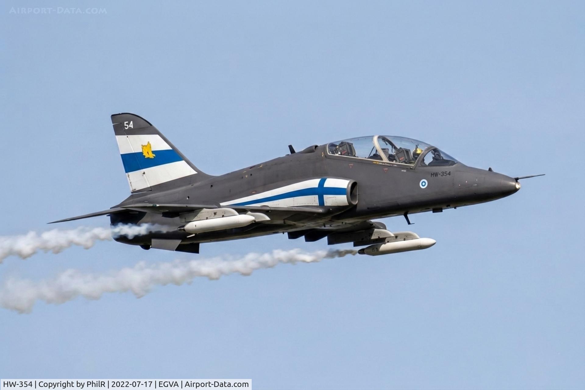 HW-354, 1994 British Aerospace Hawk Mk.51A C/N 312408, HW-354 1994 BAe Hawk Mk.51 Finnish Air Force RIAT RAF Fairford 

