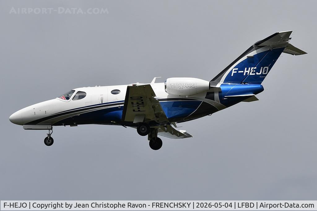 F-HEJO, 2017 Cessna 510 Citation Mustang Citation Mustang C/N 510-0478, Lille (LIL)	Bordeaux (BOD)	OYO12
