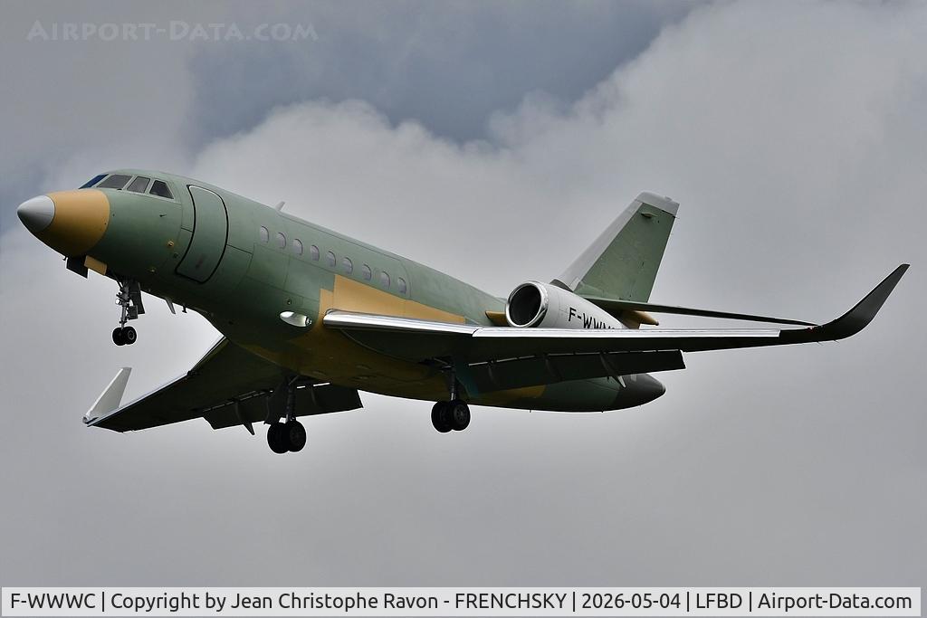 F-WWWC, 2025 DASSAULT AVIATION FALCON 2000LXS C/N 440, Test flight