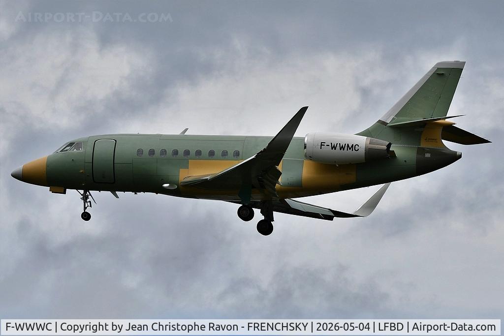 F-WWWC, 2025 DASSAULT AVIATION FALCON 2000LXS C/N 440, Test flight