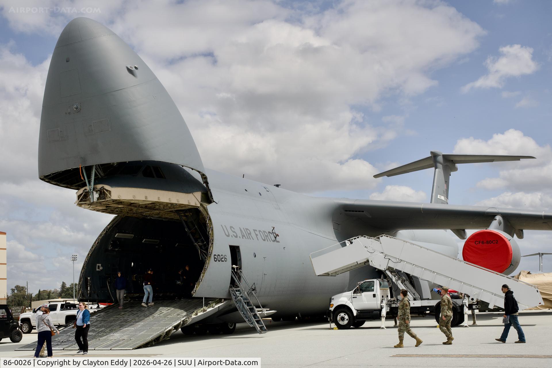 86-0026, 1986 Lockheed C-5M Super Galaxy C/N 500-0112, Wings Over Solano Airshow Travis AFB in California 2026