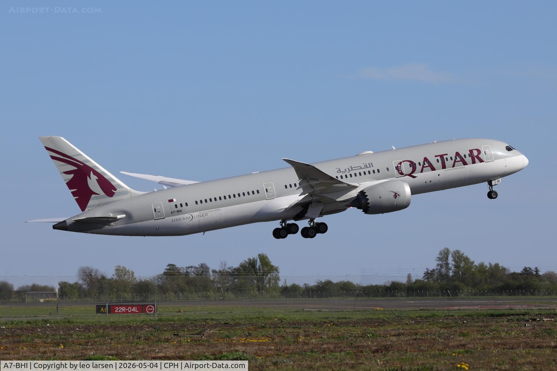 A7-BHI, 2020 Boeing 787-9 Dreamliner, c/n 64220 l/n 1031, Copenhagen 4.5.2026