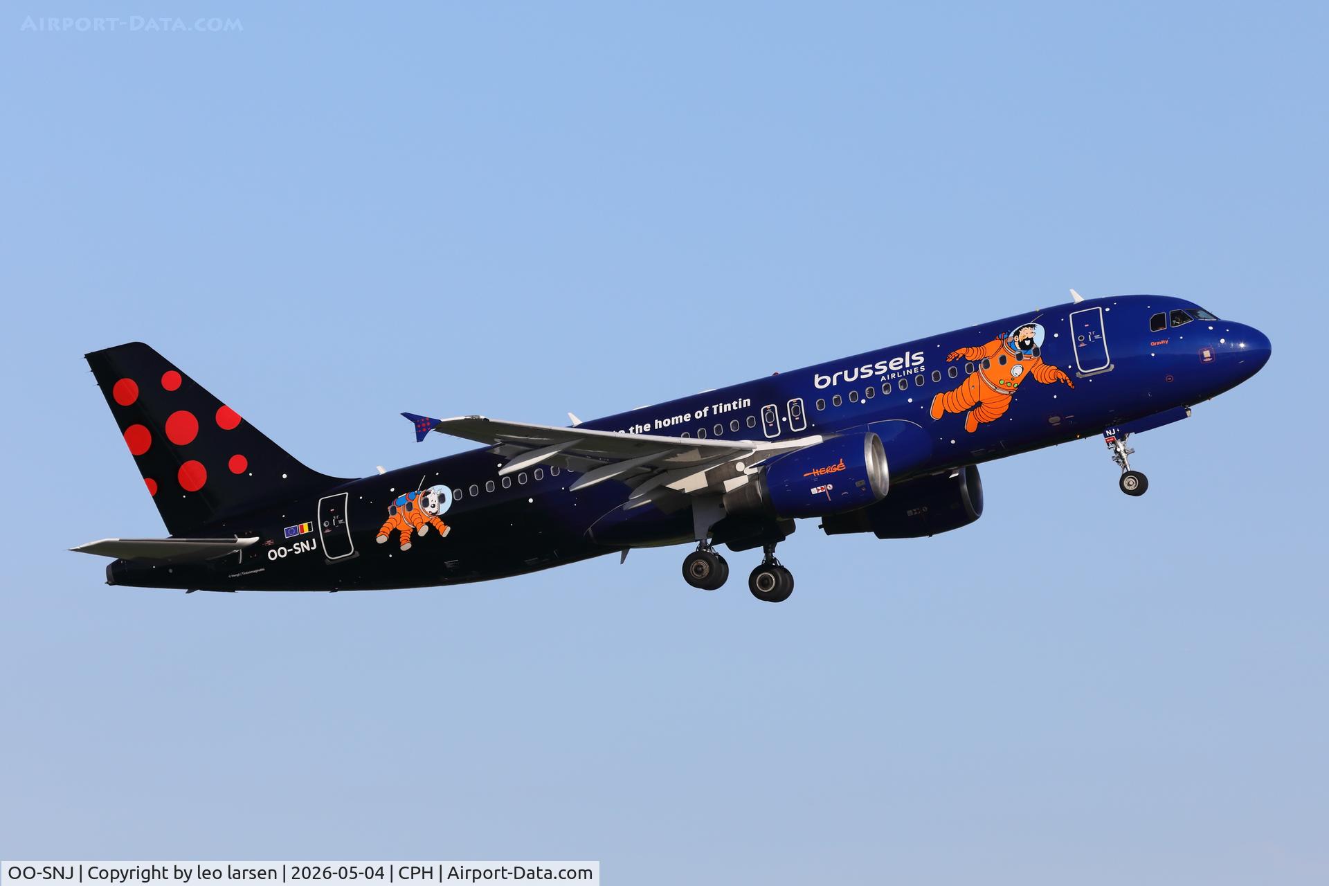 OO-SNJ, 2007 Airbus A320-214 C/N 3161, Copenhagen 4.5.2026