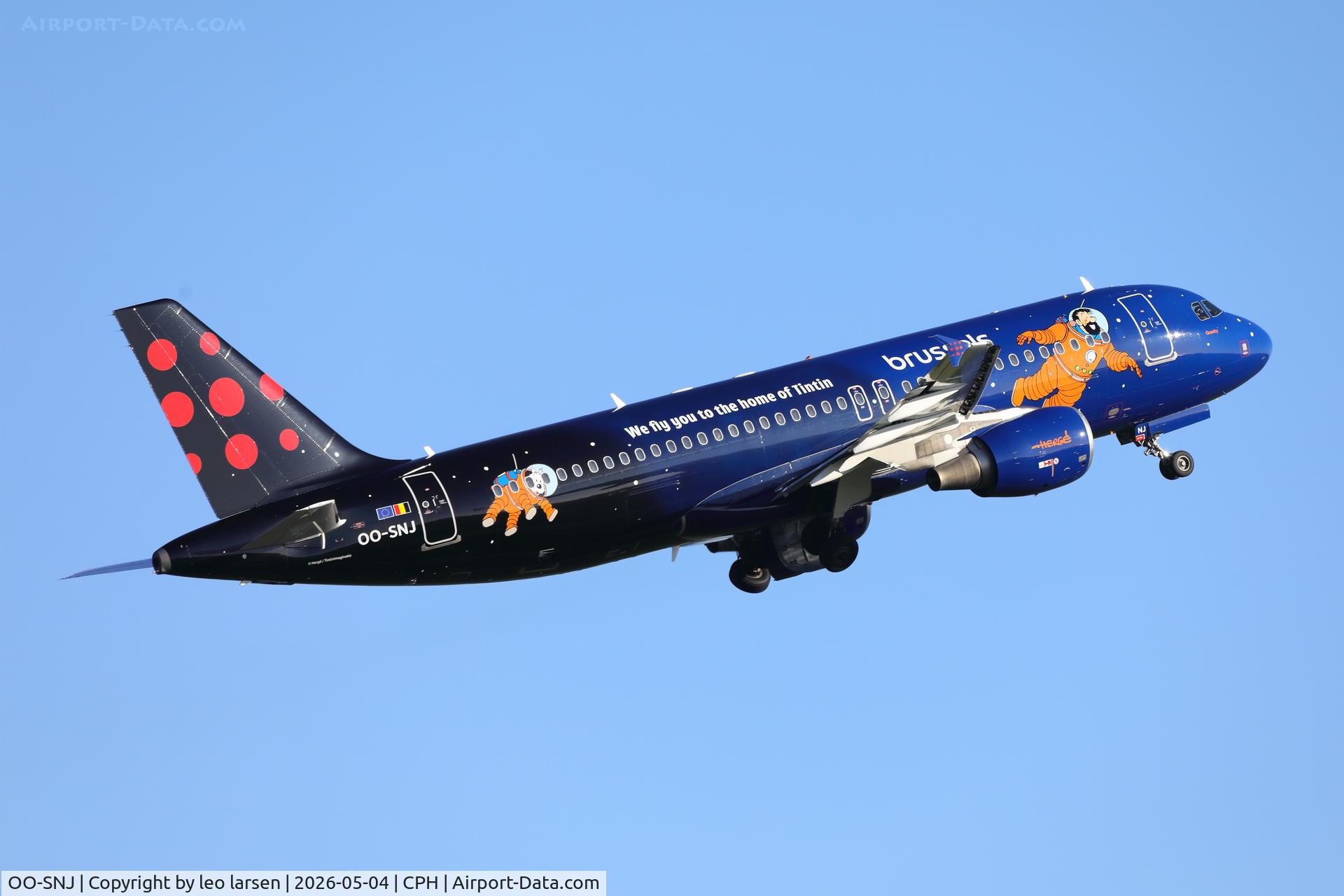 OO-SNJ, 2007 Airbus A320-214 C/N 3161, Copenhagen 4.5.2026