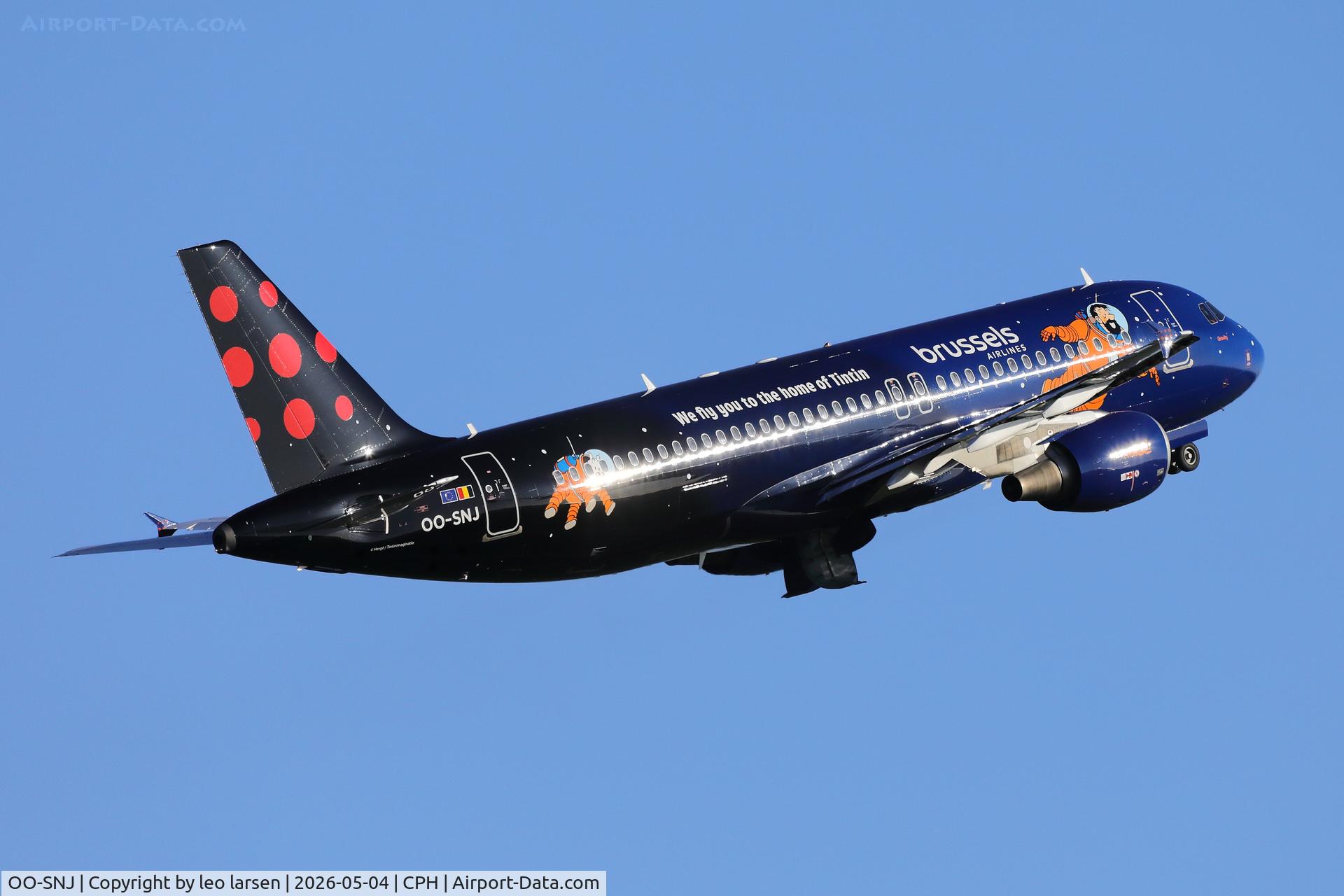 OO-SNJ, 2007 Airbus A320-214 C/N 3161, Copenhagen 4.5.2026. 