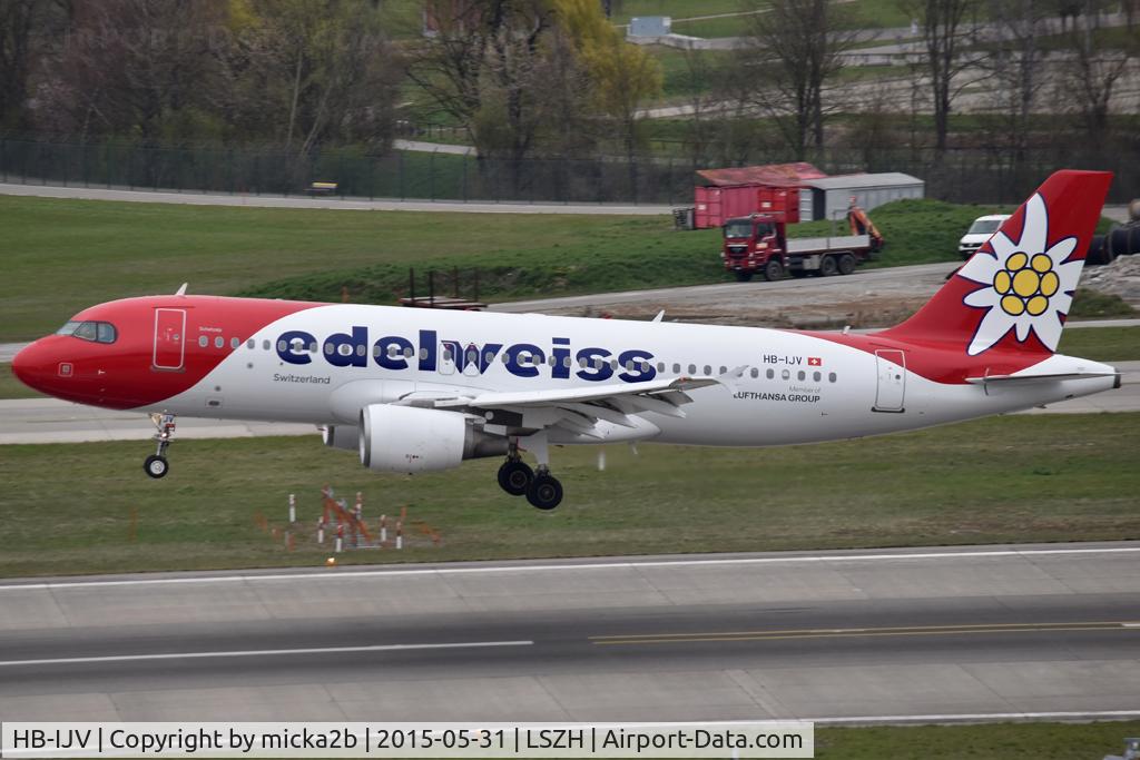 HB-IJV, 2003 Airbus A320-214 C/N 2024, Landing