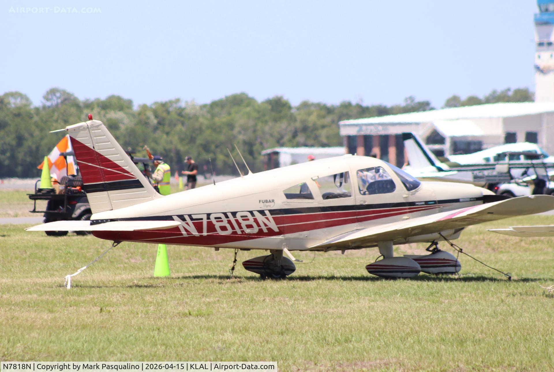 N7818N, 1968 Piper PA-28-180 Cherokee C/N 28-5270, Piper PA-28-180