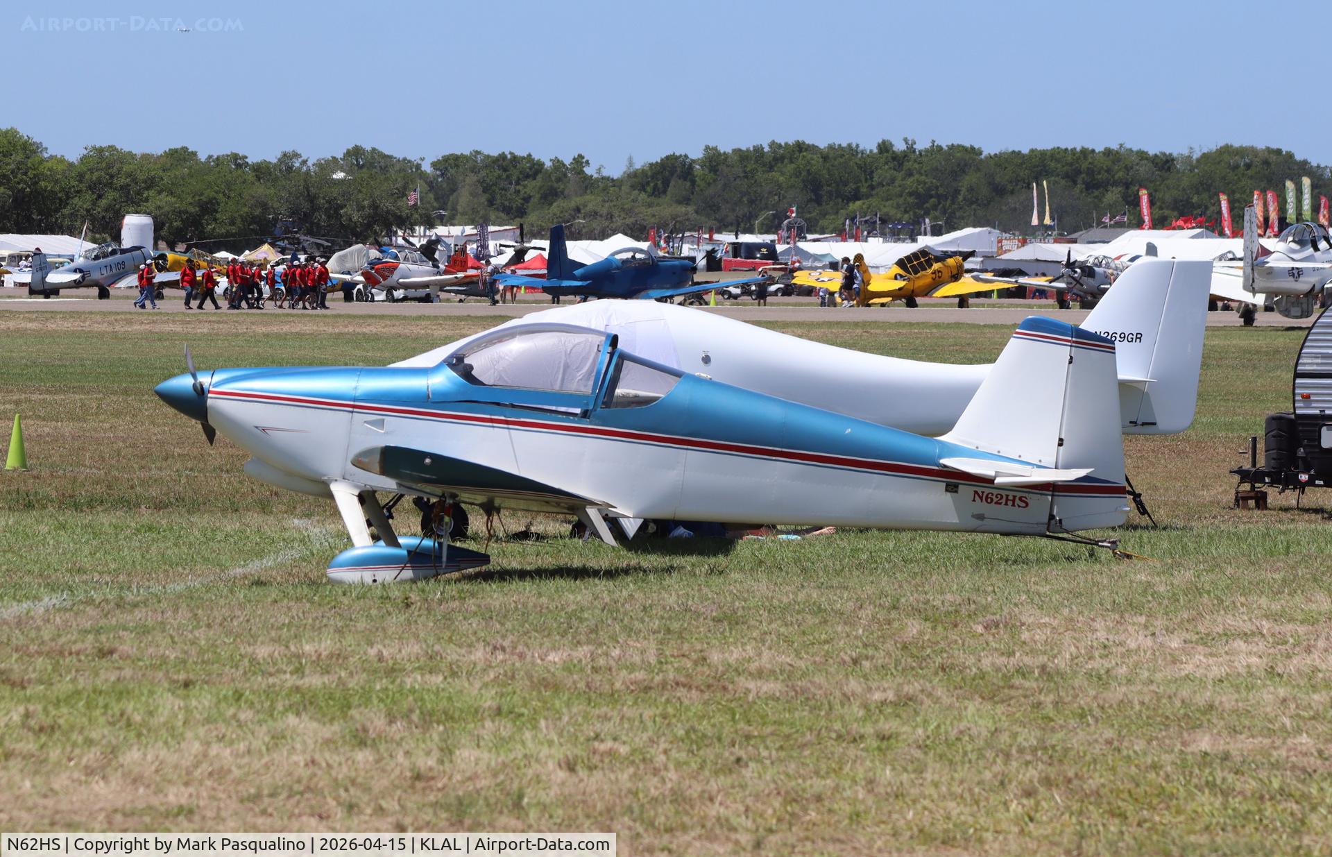 N62HS, 1992 Vans RV-6 C/N 20198, Vans RV-6