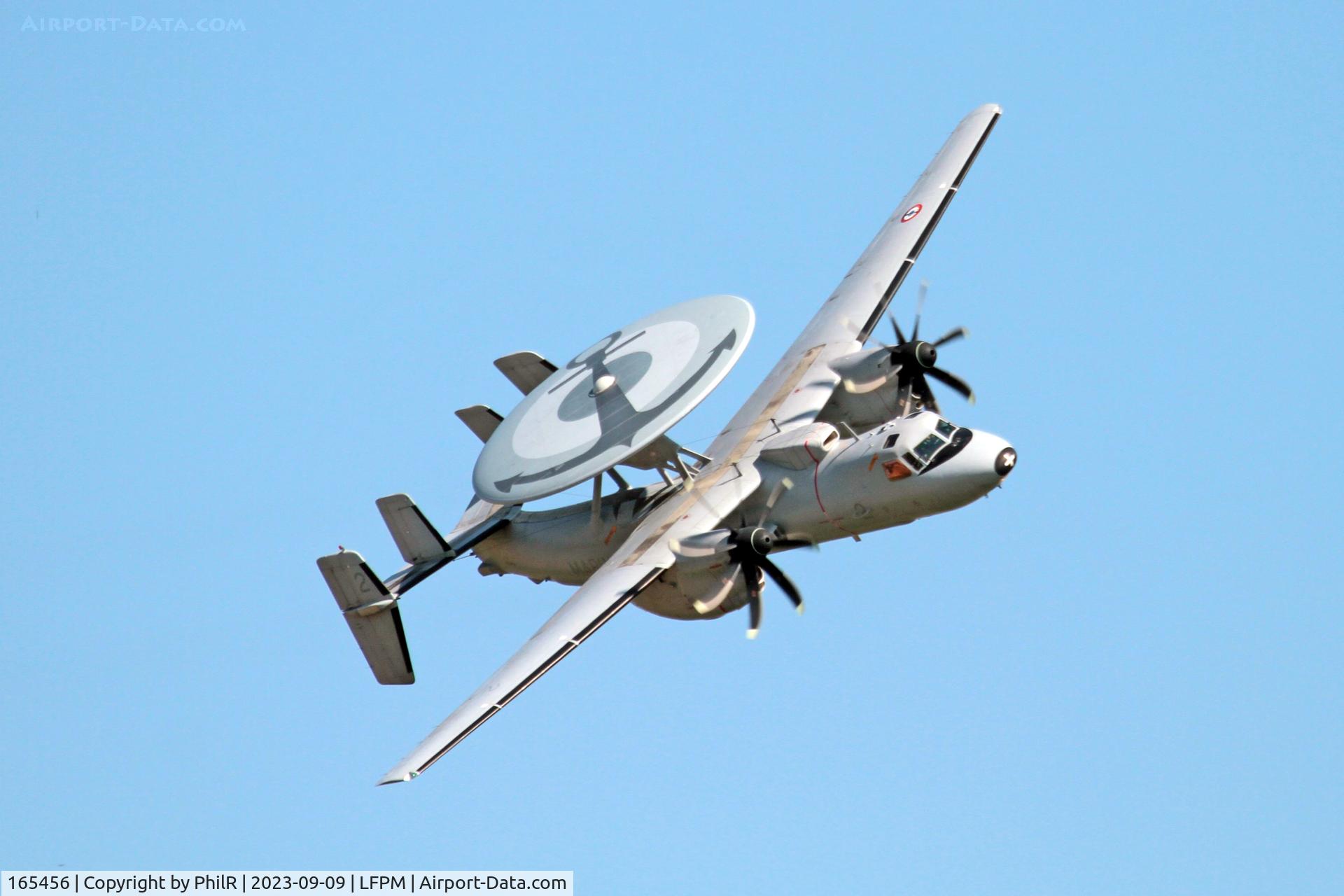 165456, Northrop Grumman E-2C Hawkeye C/N FR-2, '2' 165456 Grumman E-C2 Hawkeye French Navy Air Legend Melun-Villaroche 