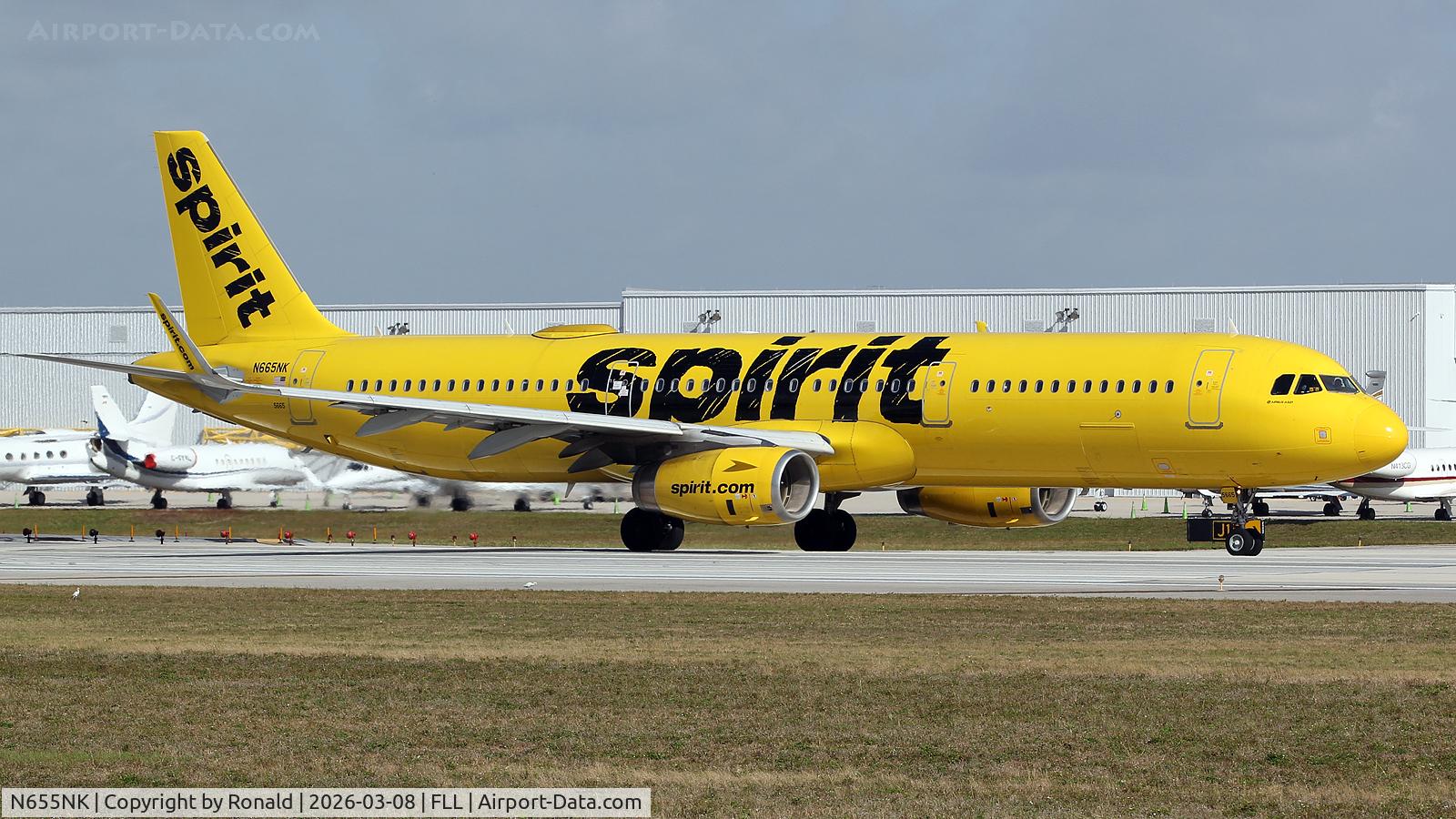 N655NK, 2018 Airbus A320-232, c/n 8376, at fll