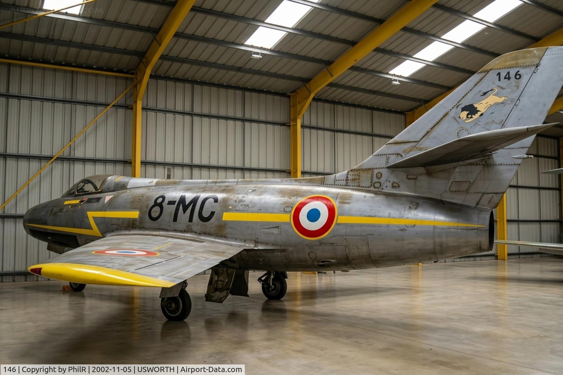 146, Dassault MD-454 Mystere IVA C/N 146, 8 MC 146 Dassault MD.454 Mystère IVA AdeL Unsworth 
