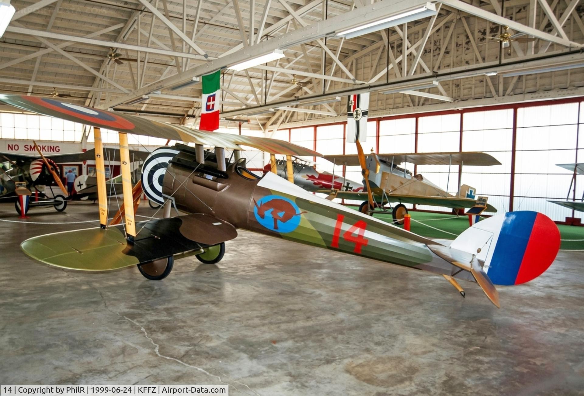 14, 2019 Airbus Helicopters H-145M C/N 20328, 14 Nieuport 28C.1 original Champlin Fighter Museum Falcon Field Mesa Az 