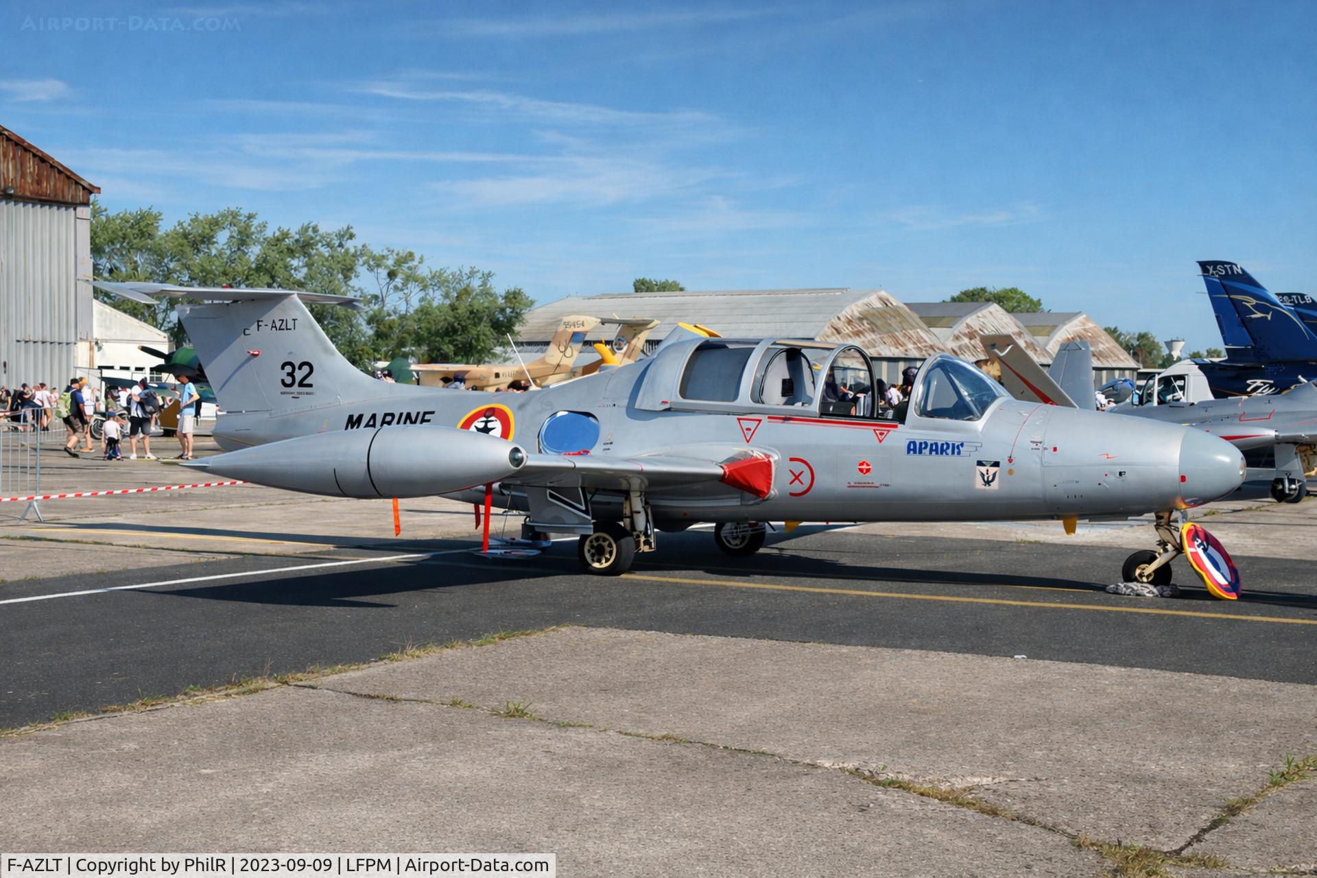 F-AZLT, 1958 Morane-Saulnier MS.760 Paris I C/N 32, '32' F-AZLT 1958 Morane-Saulnier MS760 Paris French Navy Air Legend Melun-Villaoche 