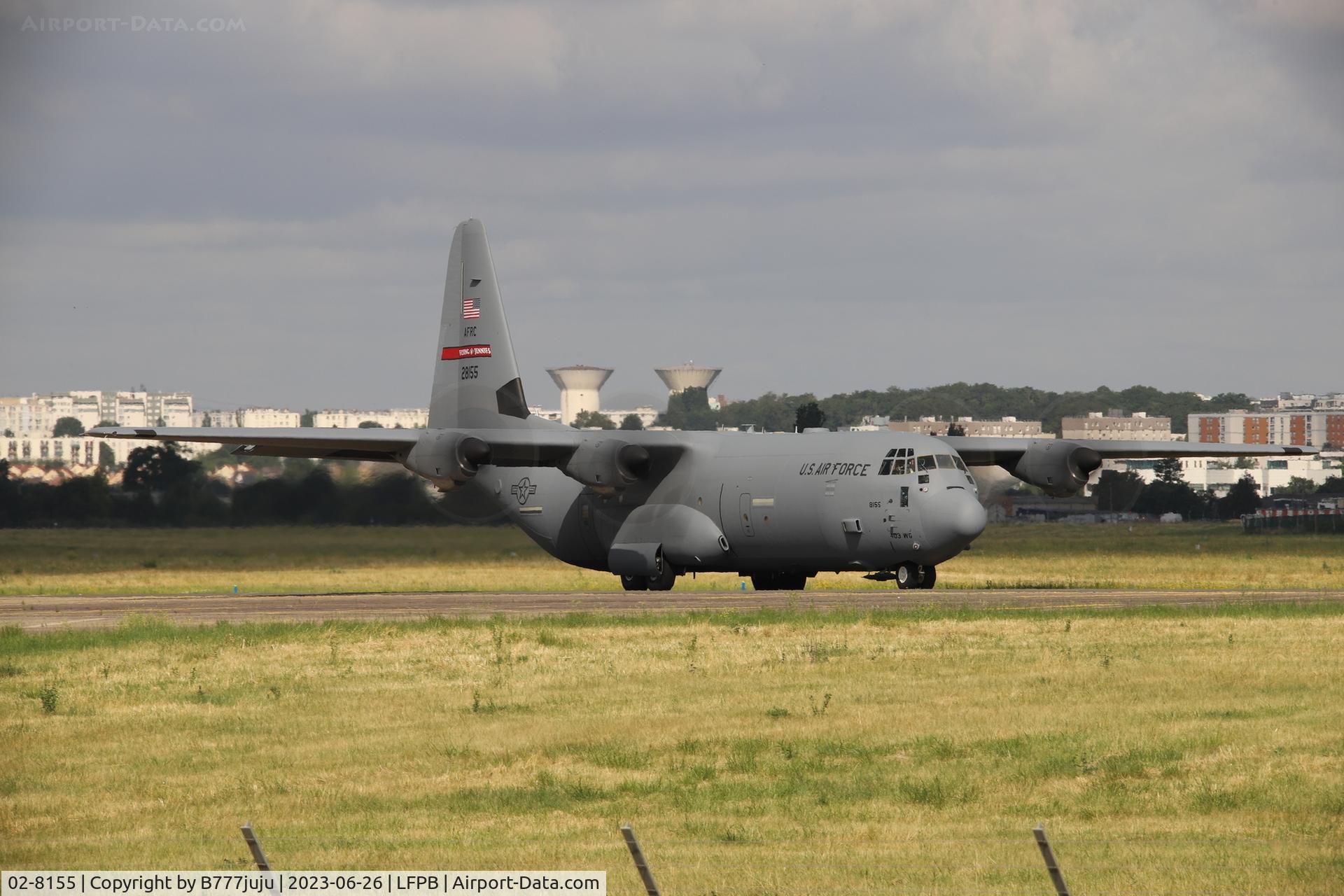 02-8155, 2002 Lockheed Martin C-130J-30 Super Hercules, c/n 382-5546, at SIAE 2023