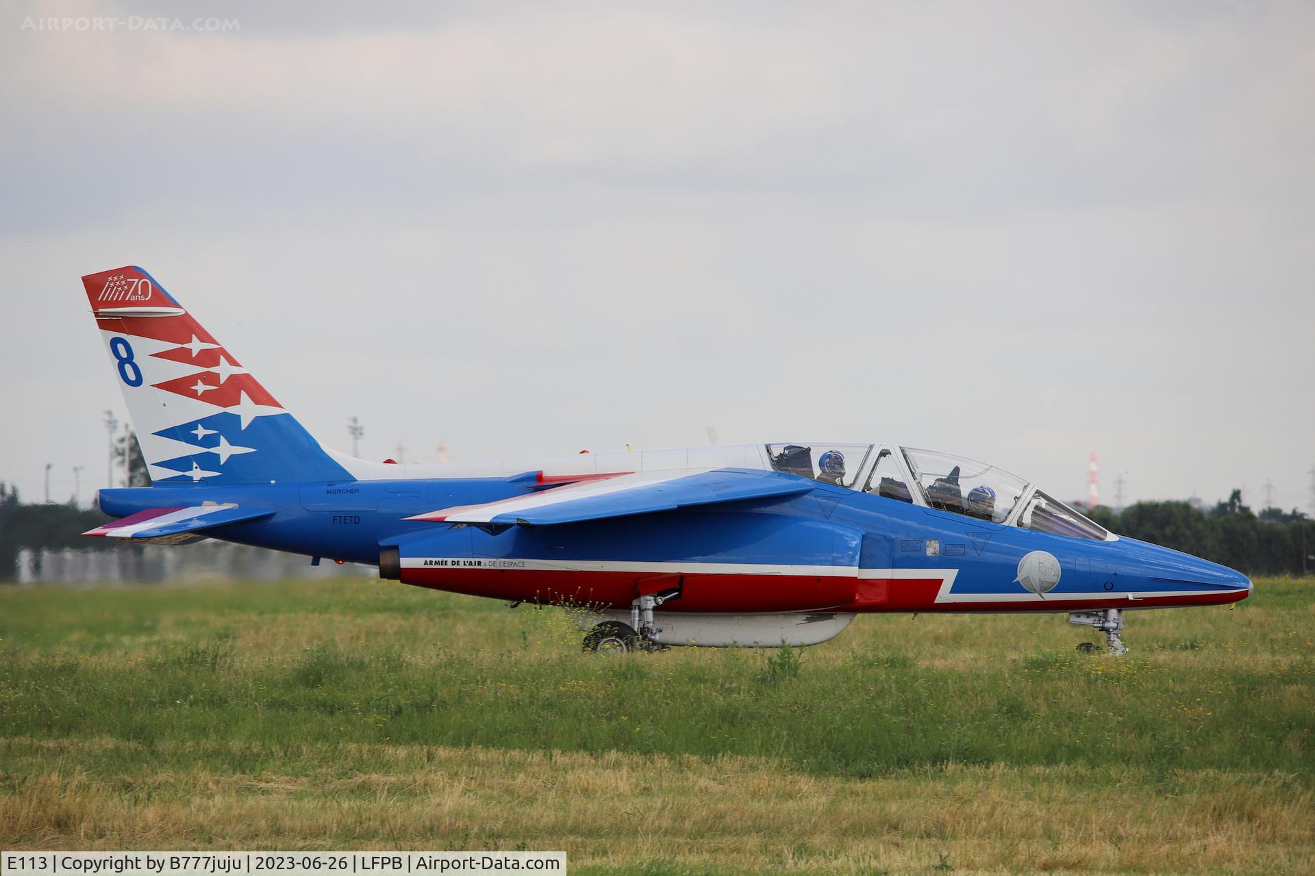 E113, Dassault-Dornier Alpha Jet E C/N E113, at SIAE 2023