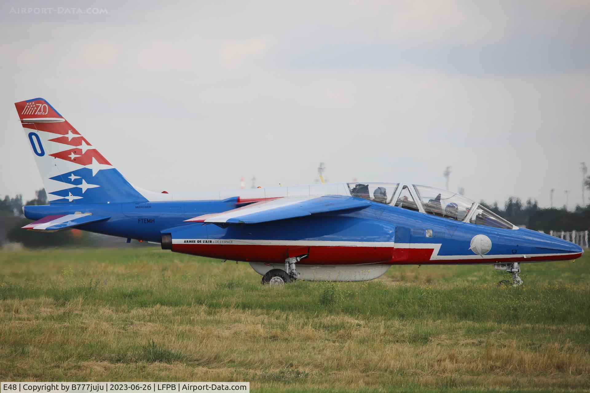 E48, Dassault-Dornier Alpha Jet E, c/n E48, at SIAE 2023