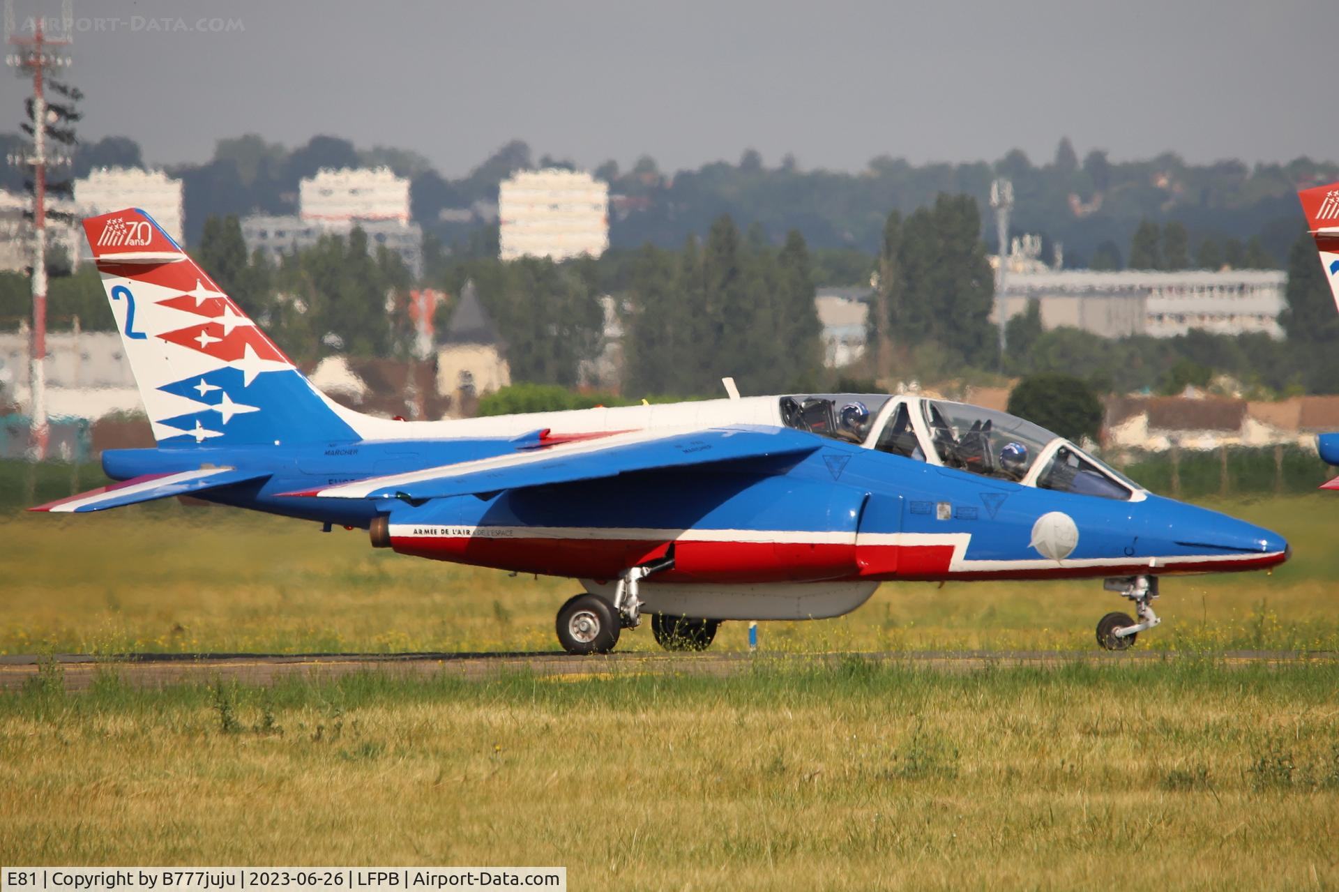 E81, Dassault-Dornier Alpha Jet E C/N E81, at SIAE 2023