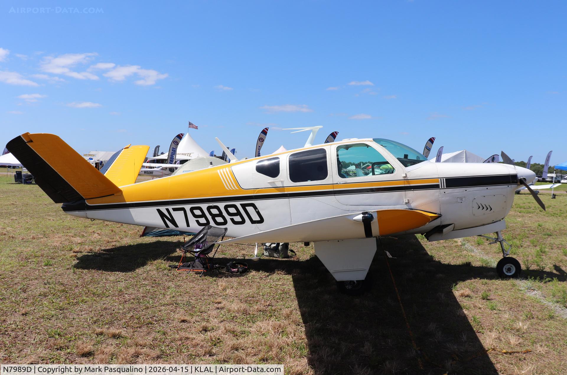 N7989D, 1957 Beech H35 Bonanza C/N D-5243, Beech H35