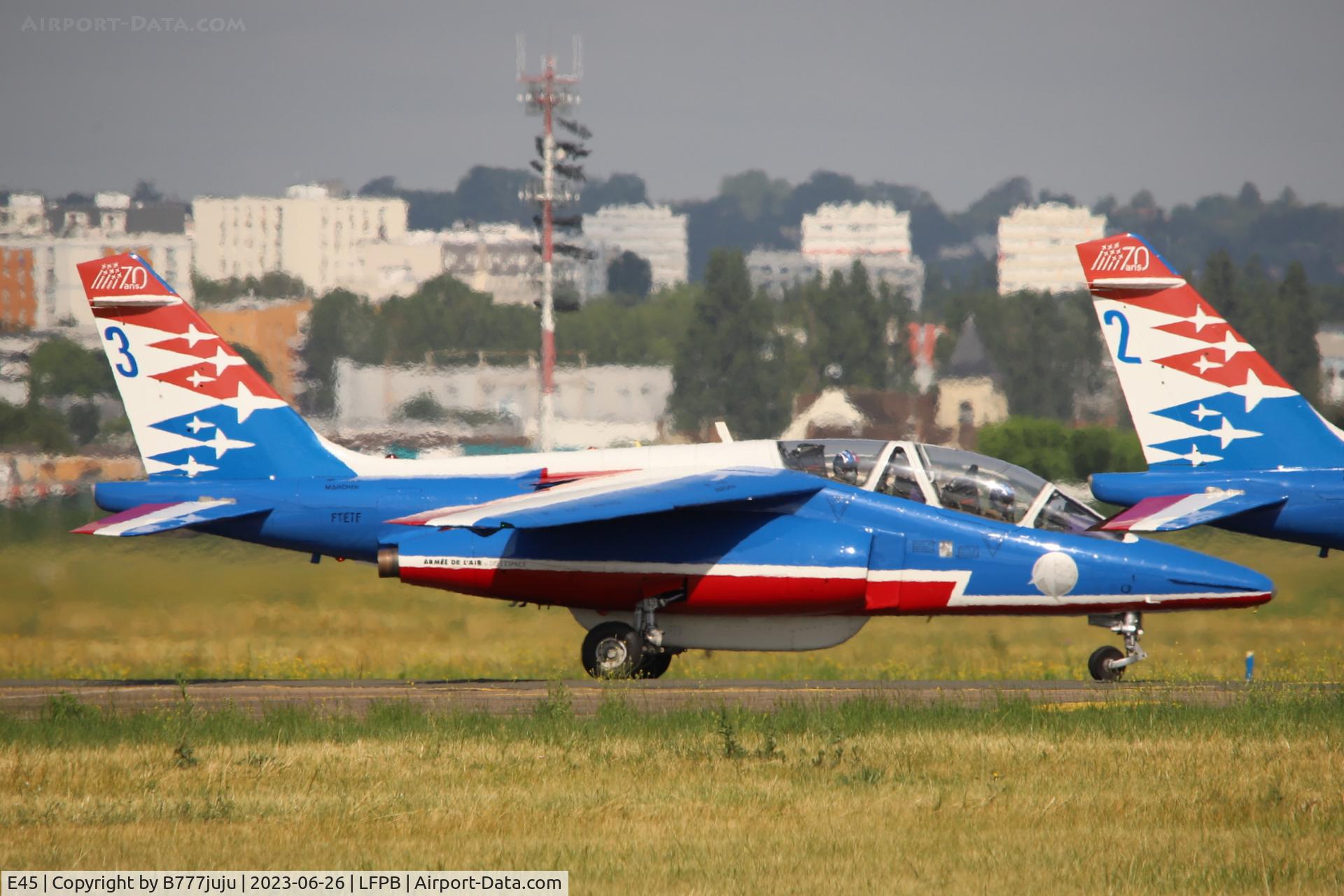 E45, Dassault-Dornier Alpha Jet E C/N E45, at SIAE 2023