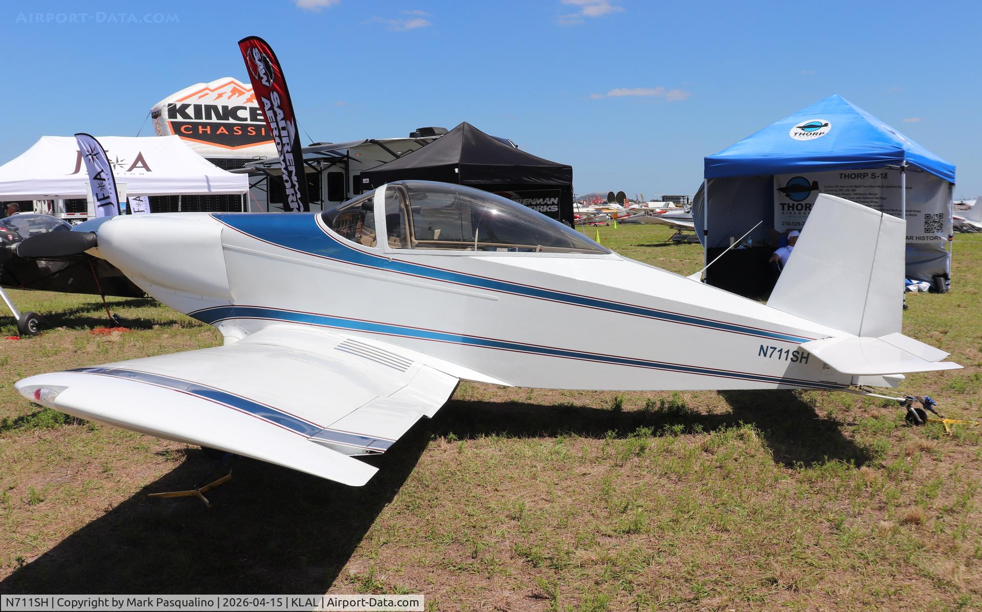 N711SH, 1984 Thorp T-18 Tiger, c/n 835, Thorp T-18