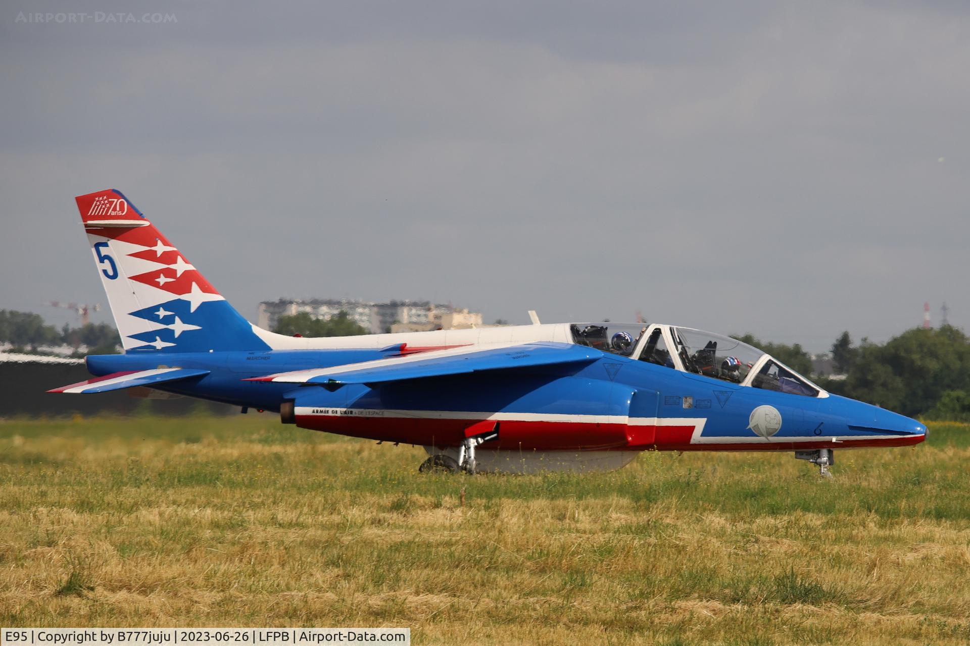 E95, Dassault-Dornier Alpha Jet E, c/n E95, at SIAE 2023