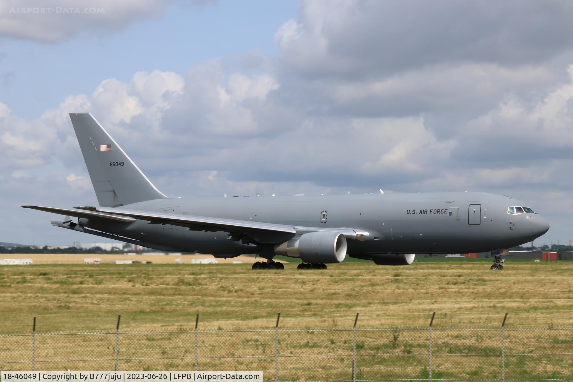 18-46049, 2018 Boeing KC-46A (767-2C) Pegasus C/N 34140, at SIAE 2023