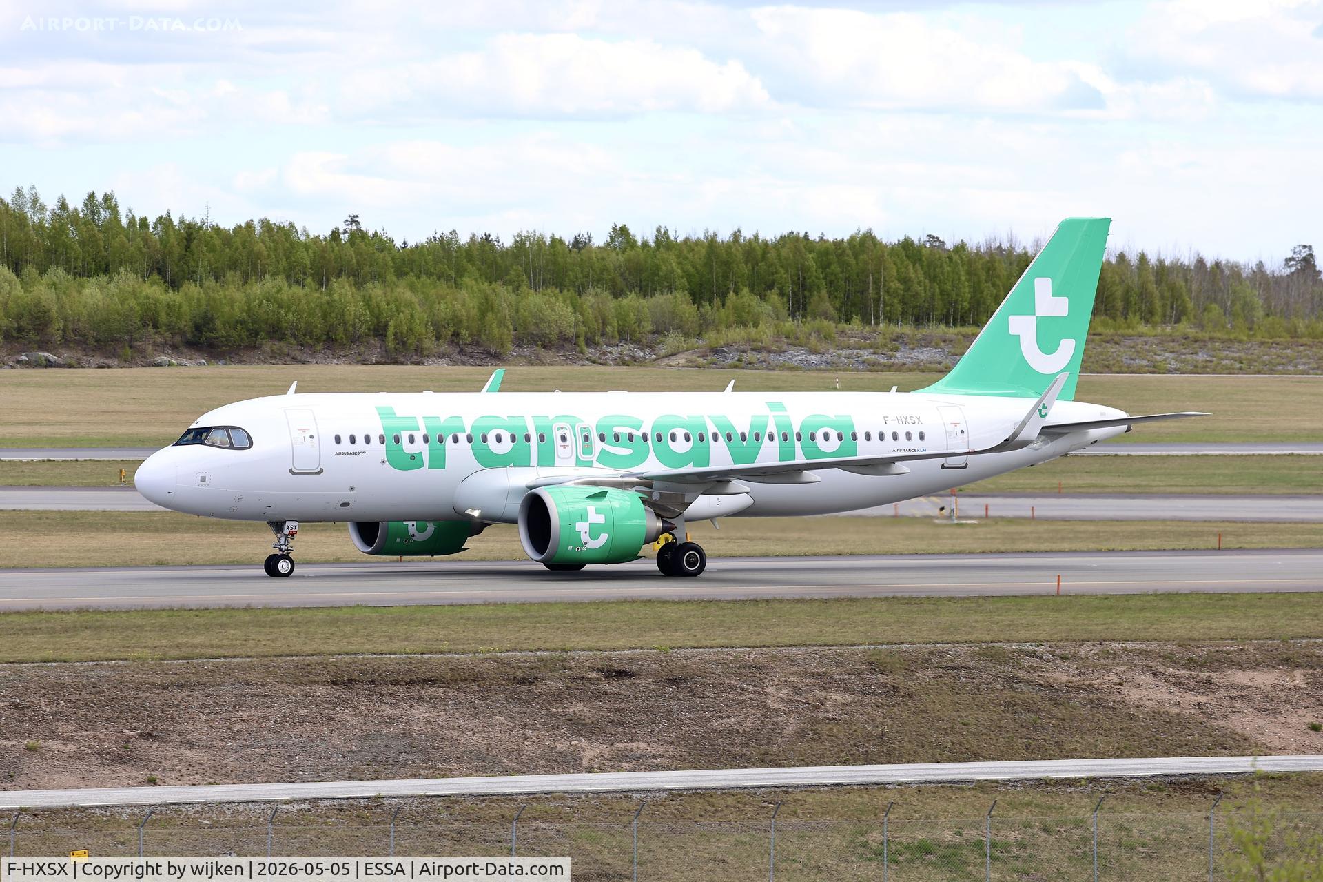 F-HXSX, 2025 Airbus A320-252N C/N 12827, Twy W