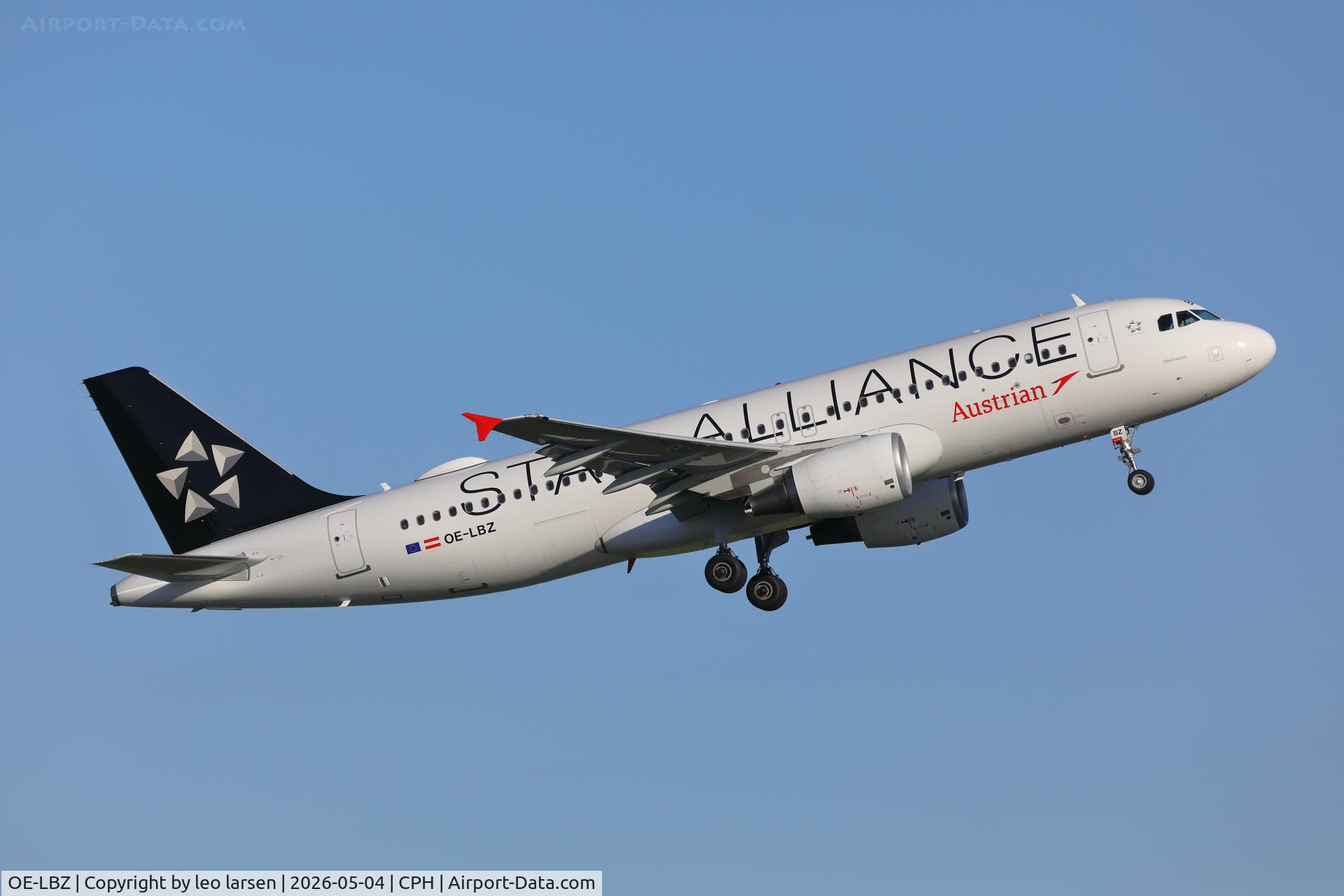 OE-LBZ, 2012 Airbus A320-214, c/n 5181, Copenhagen 4.5.2026