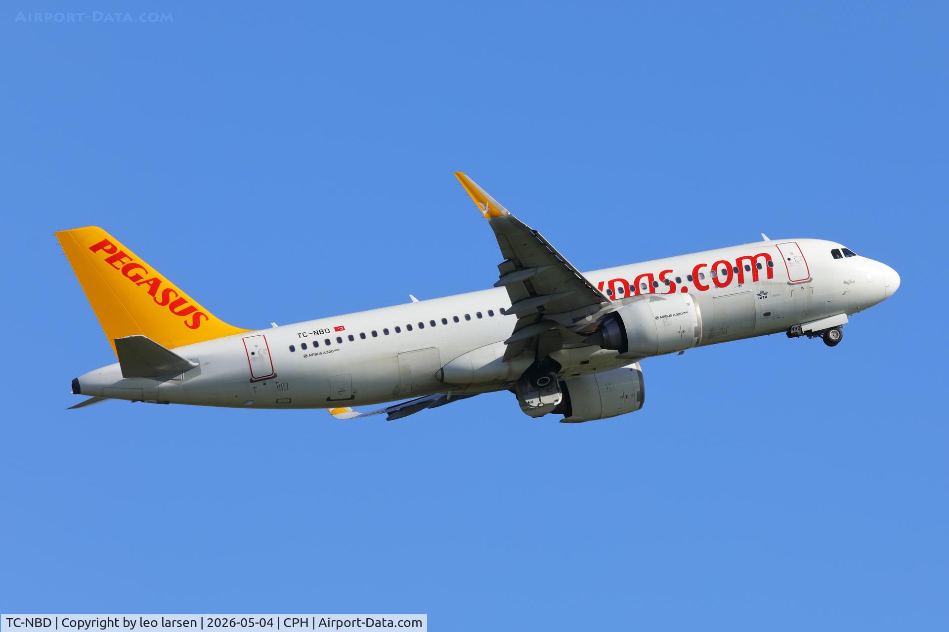 TC-NBD, 2016 Airbus A320-251N, c/n 7162, Copenhagen 4.5.2026