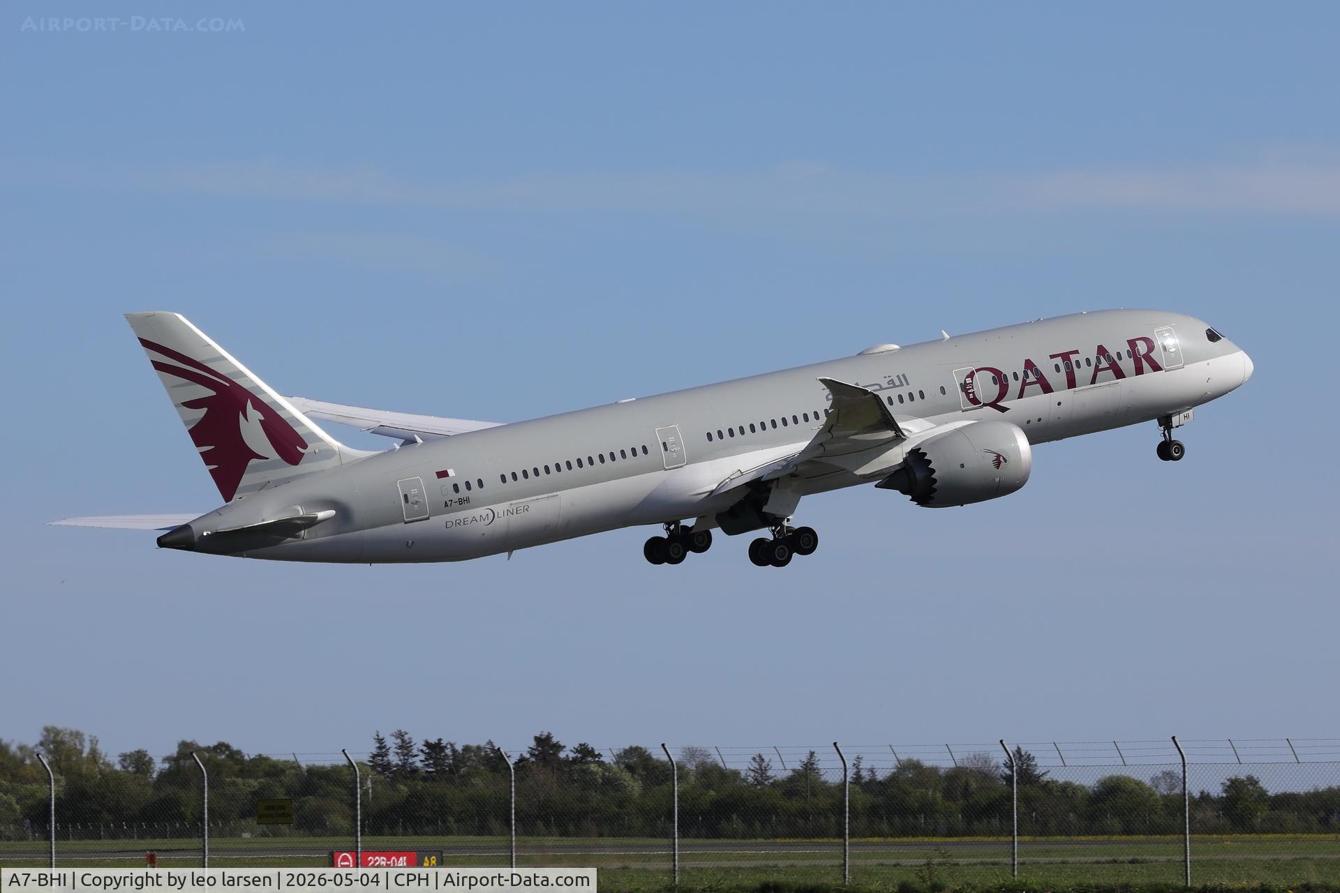 A7-BHI, 2020 Boeing 787-9 Dreamliner, c/n 64220 l/n 1031, Copenhagen 4.5.2026