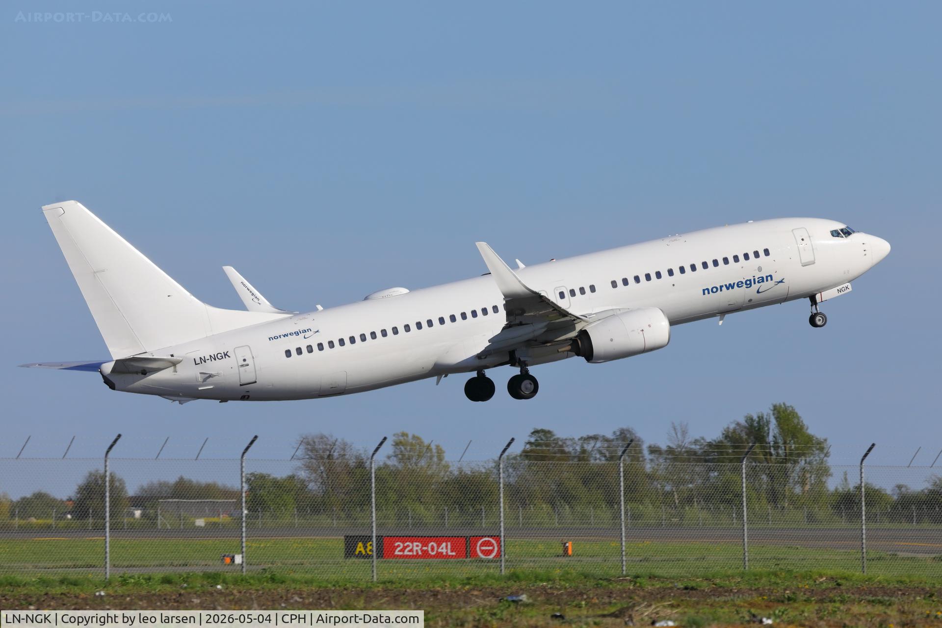 LN-NGK, 2013 Boeing 737-8JP C/N 39022, Copenhagen 4.5.2026