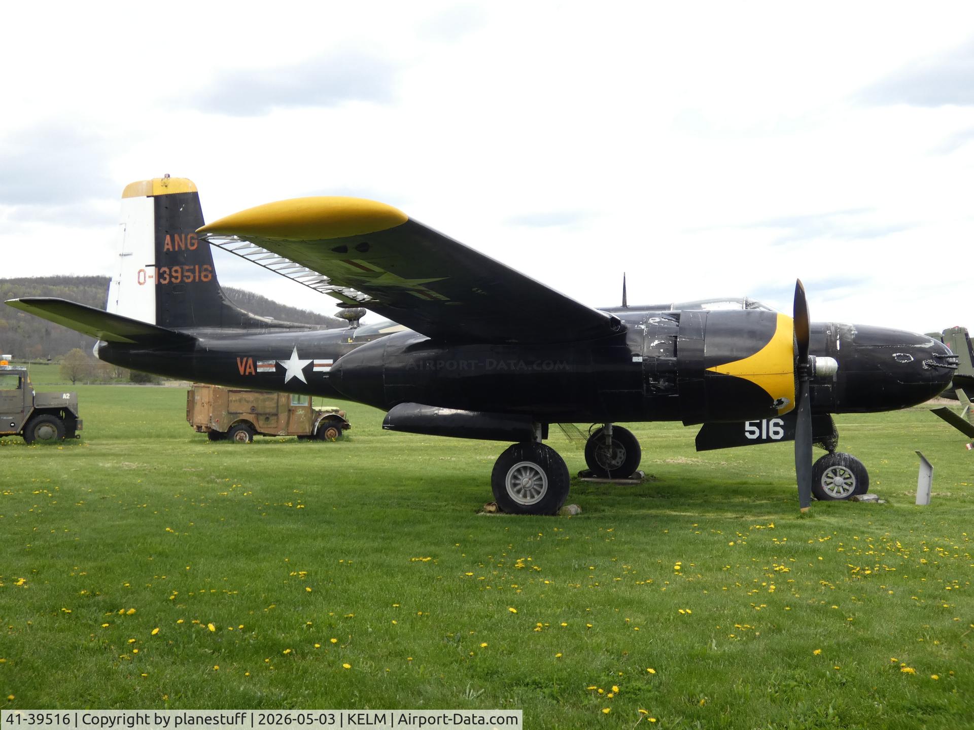 41-39516, 1944 Douglas A-26B Invader C/N 7229, Wings of Eagles Discovery Center