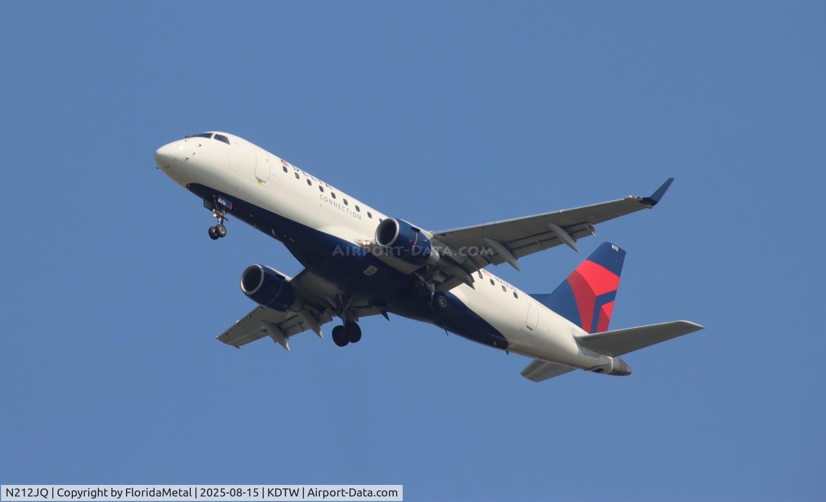 N212JQ, 2008 Embraer 175LR (ERJ-170-200LR) C/N 17000264, RPA/DAL E175 zx syr-dtw