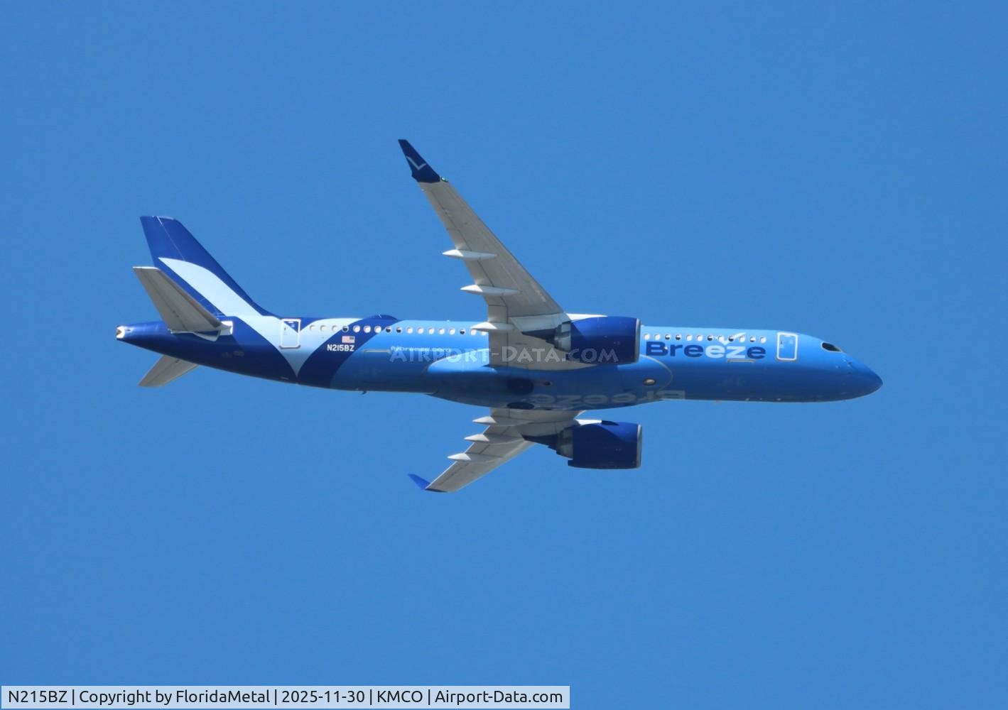 N215BZ, 2022 Airbus A220-300 C/N 55167, MXY A223 zx mco-msy