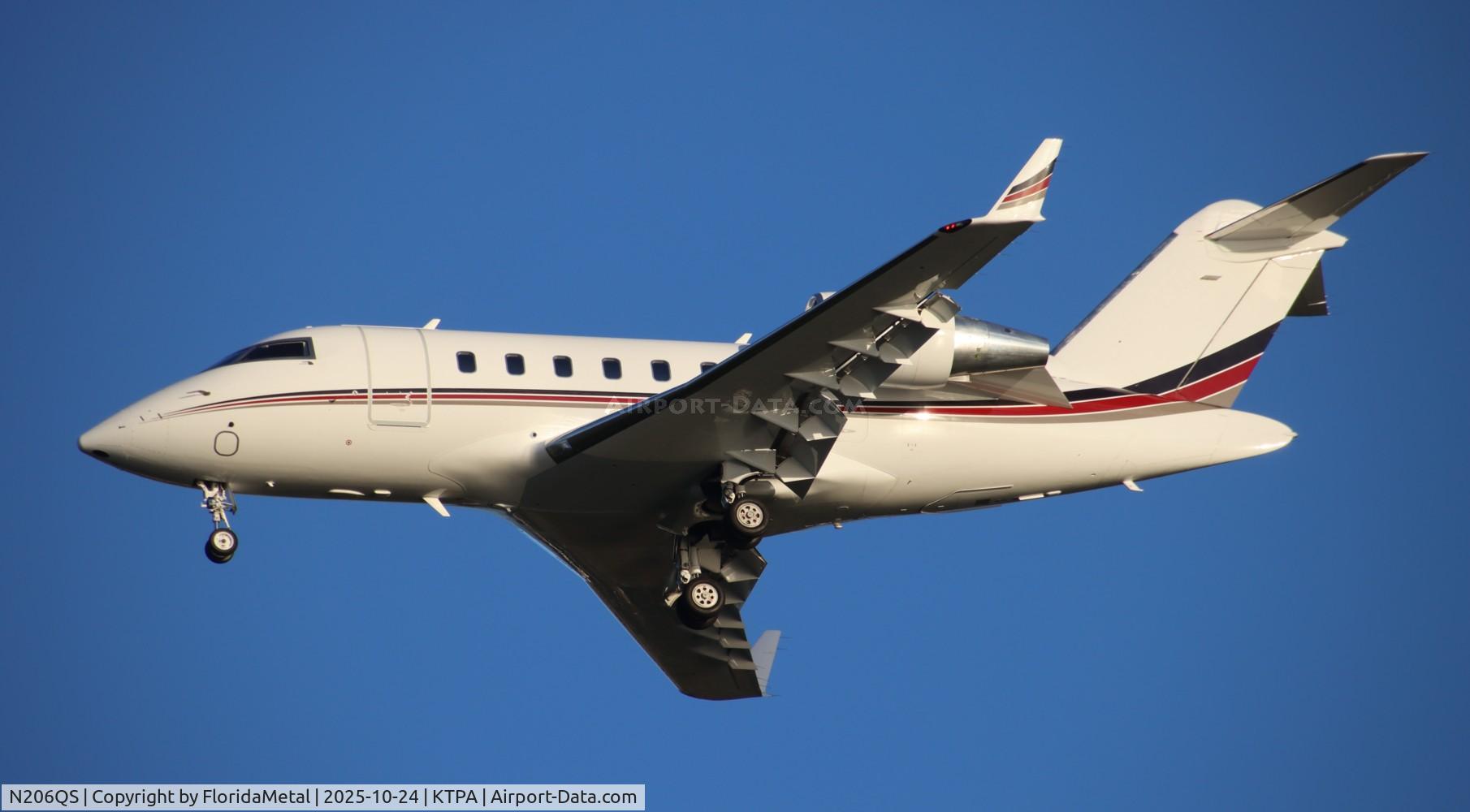 N206QS, 2015 Bombardier Challenger 650 (CL-600-2B16), c/n 6055, Challenger 650 zx fty-tpa