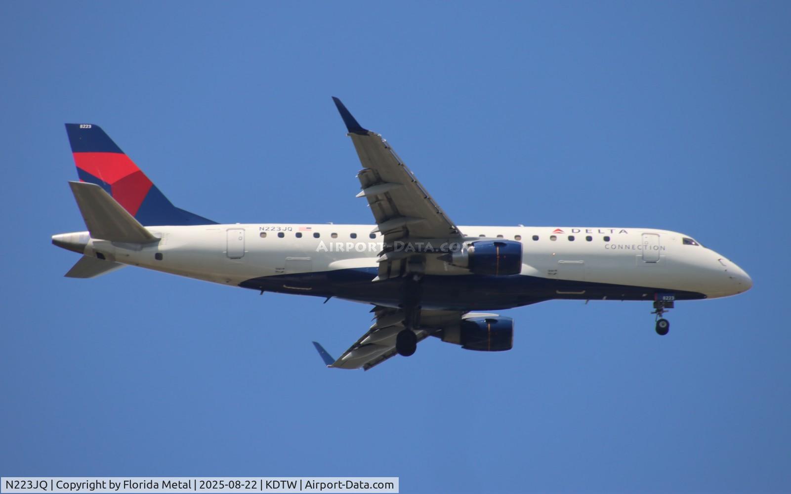 N223JQ, 2008 Embraer 175LR C/N 207, RPA/DAL E175 zx cmh-dtw