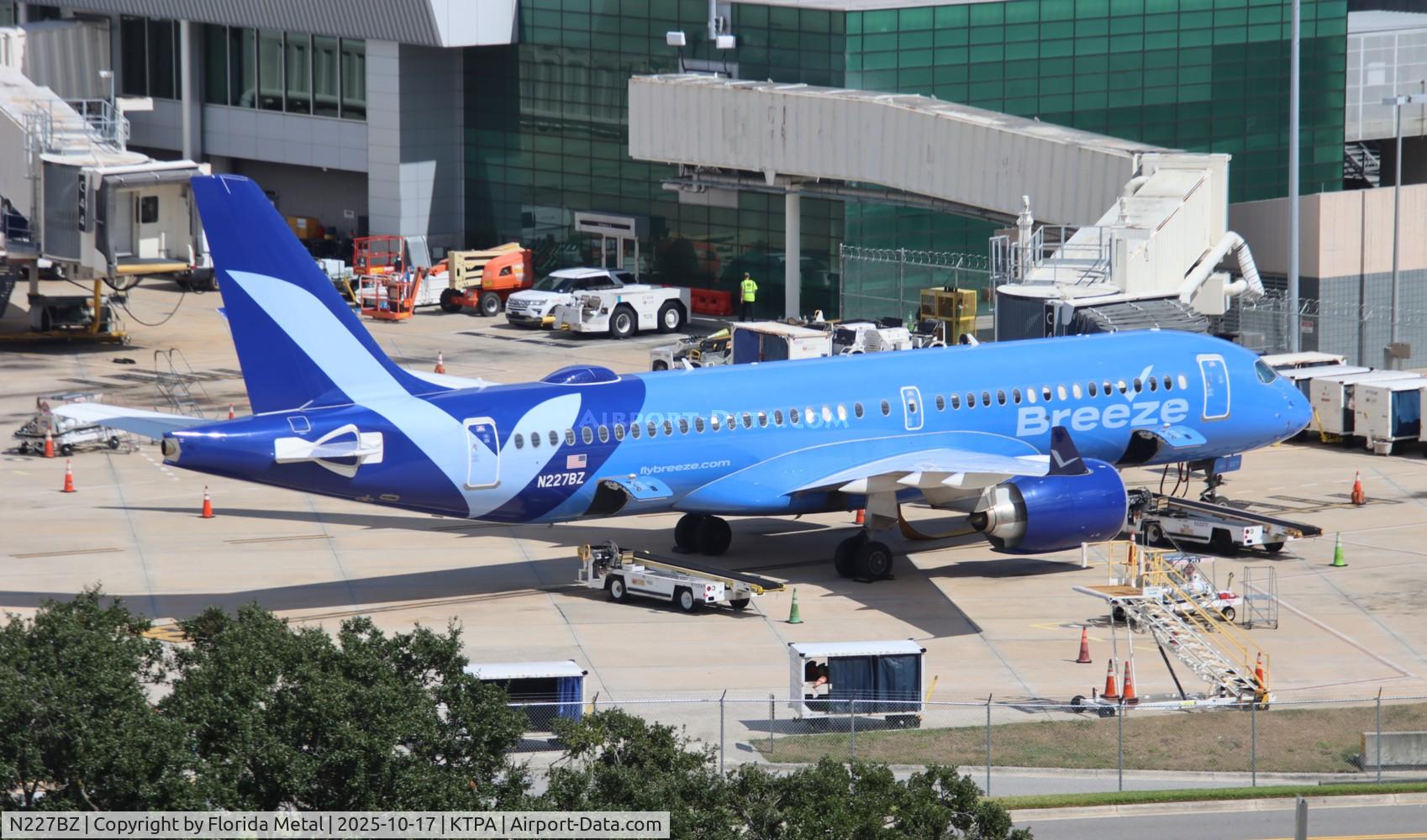 N227BZ, 2023 Airbus A220-371, c/n 55239, MXY A223 zx