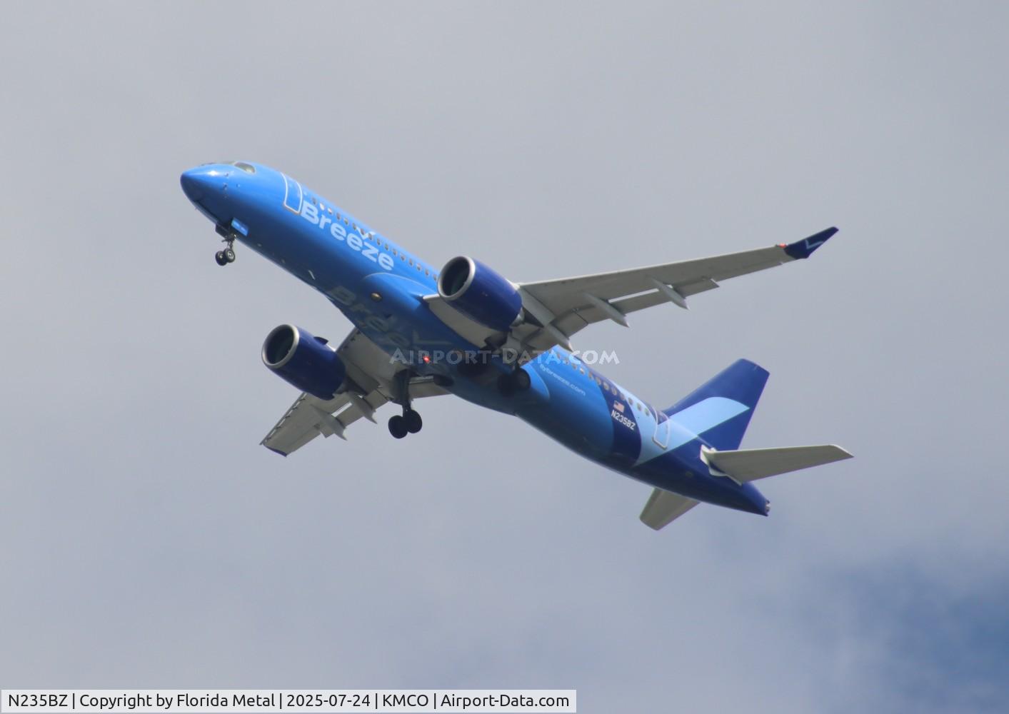N235BZ, 2024 Airbus A220-300 (BD-500-1A11), c/n 55277, MXY A223 zx rdu-mco